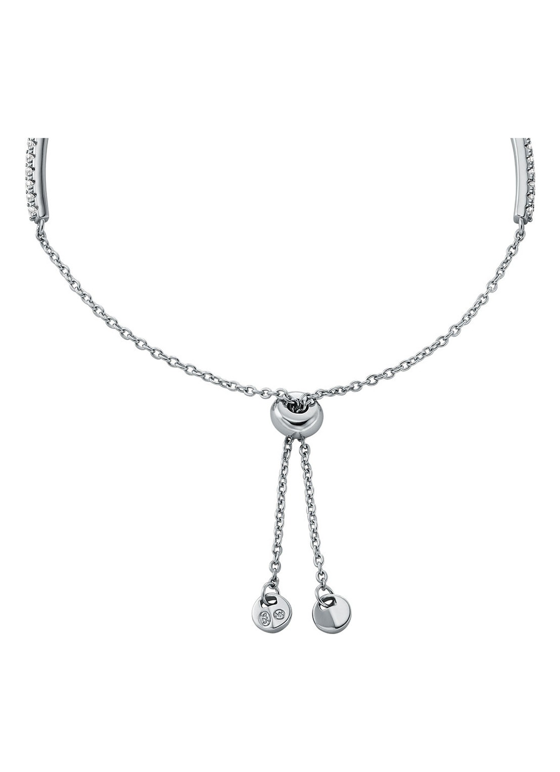 Michael Kors Premium armband met zirkonia MKC1715CZ040 - detail zilver