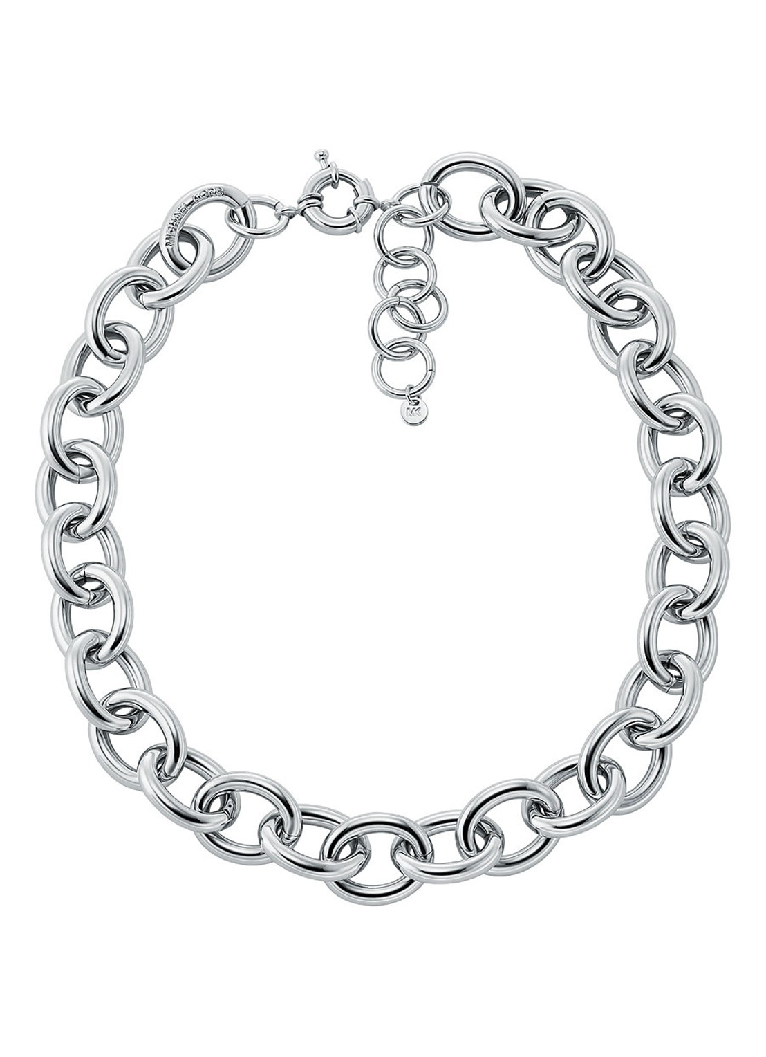 Michael Kors Premium ketting MKJ841800040 - voorkant zilver