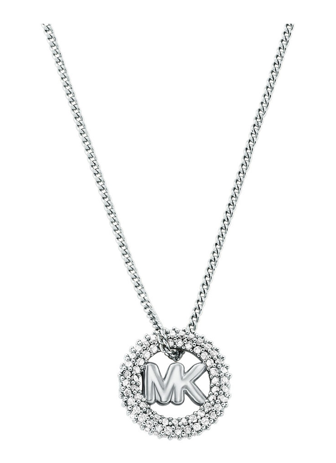 Michael Kors Premium ketting MKJ8546040 - voorkant 3 zilver