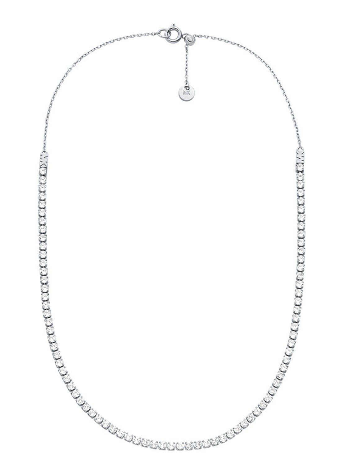 Michael Kors Premium ketting MKJ8649040 - voorkant zilver
