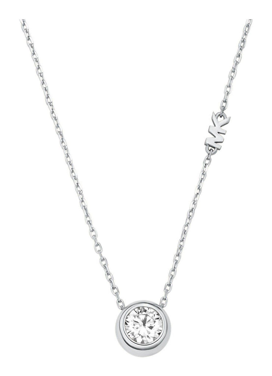 Michael Kors Premium ketting MKJ8659040 - voorkant zilver