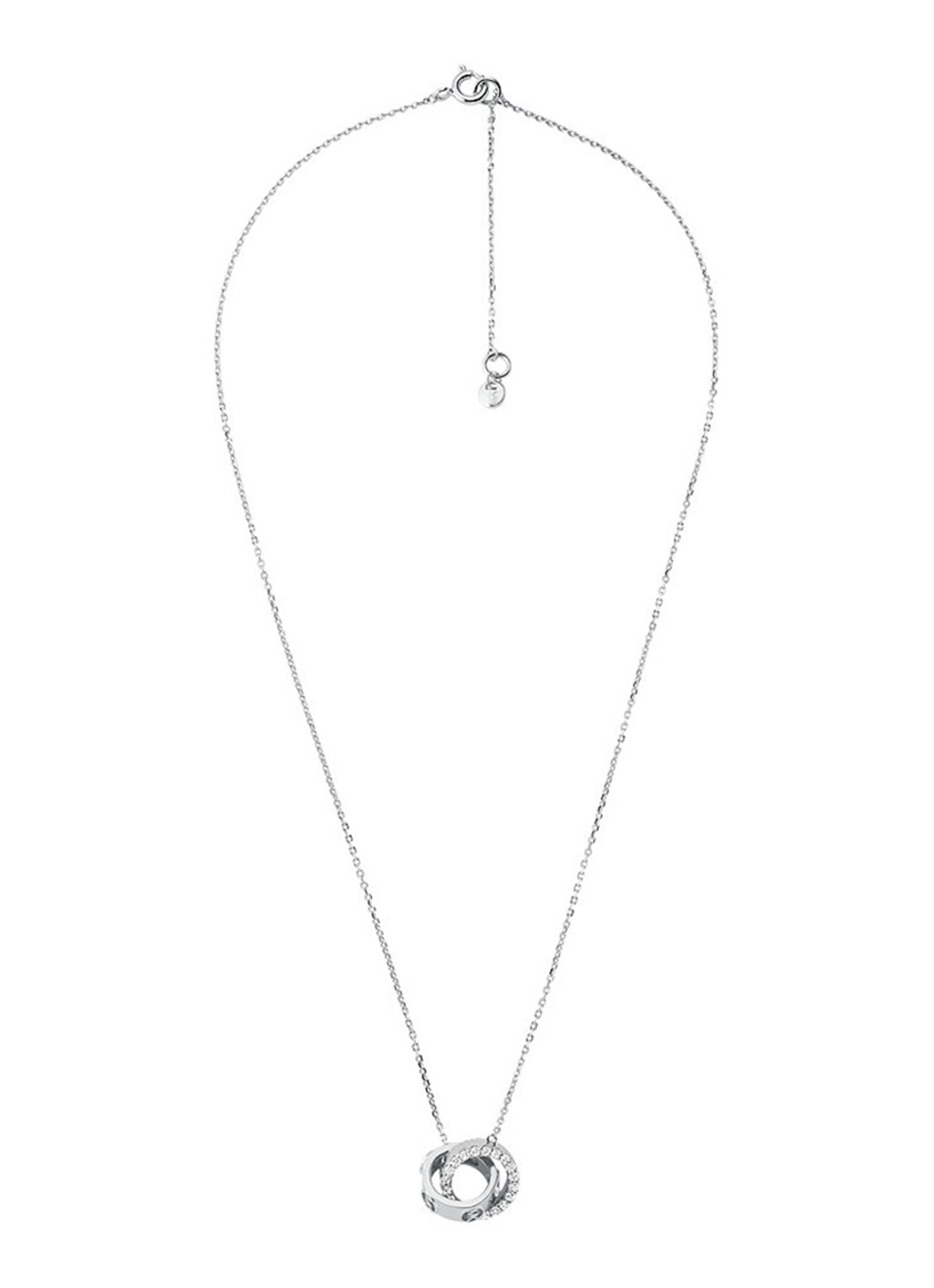 Michael Kors Premium ketting van sterling zilver MKC1554AN040 - detail 3 zilver