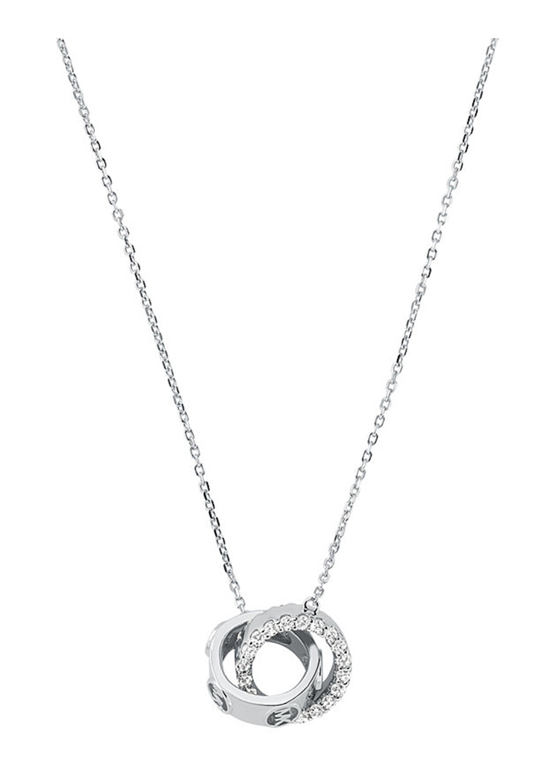 Michael Kors Premium ketting van sterling zilver MKC1554AN040 - voorkant zilver