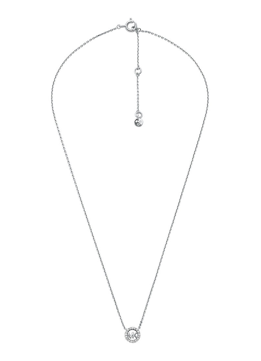 Michael Kors Premium ketting van zilver MKC1726CZ040 - detail zilver