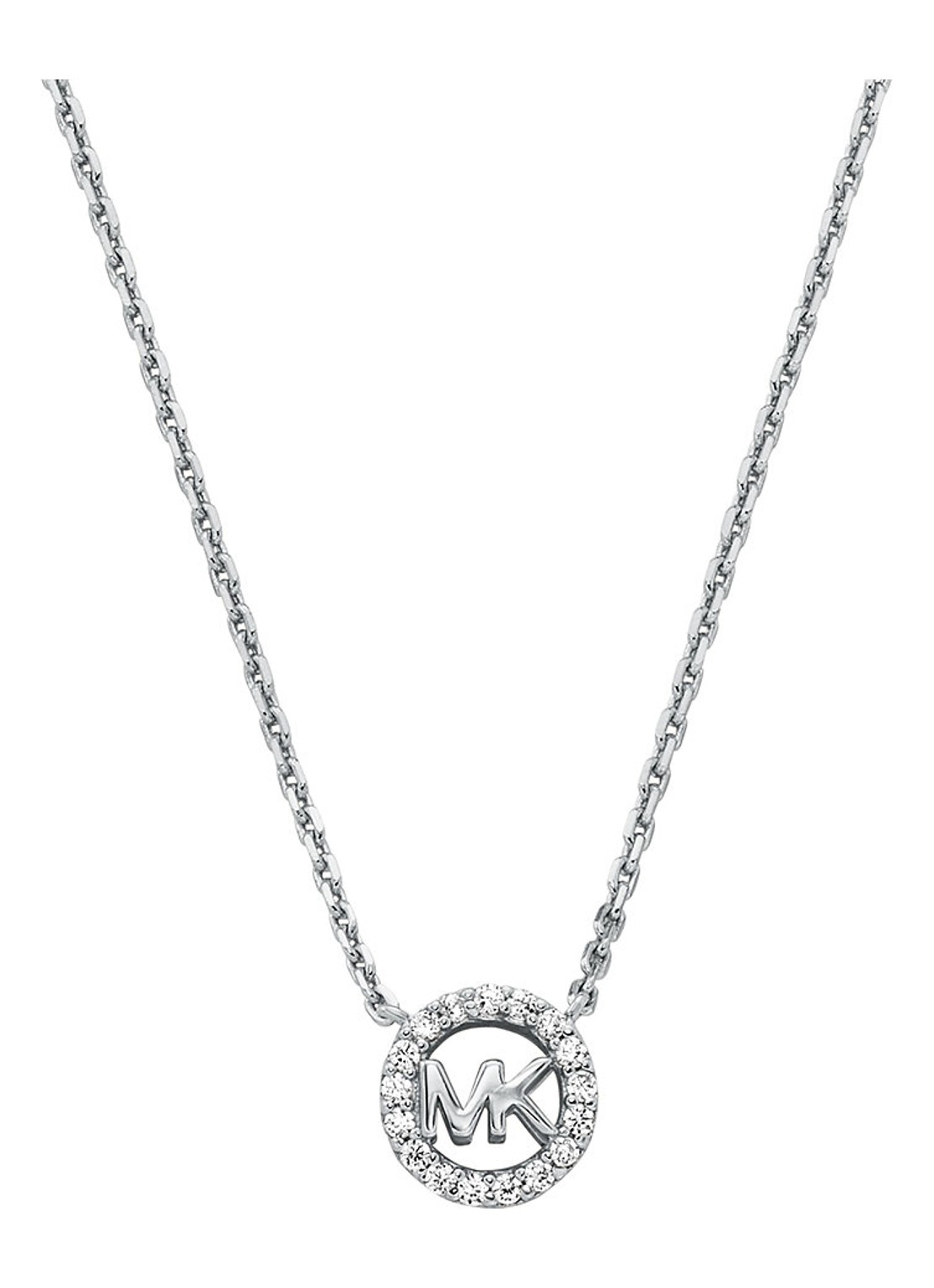Michael Kors Premium ketting van zilver MKC1726CZ040 - voorkant 2 zilver