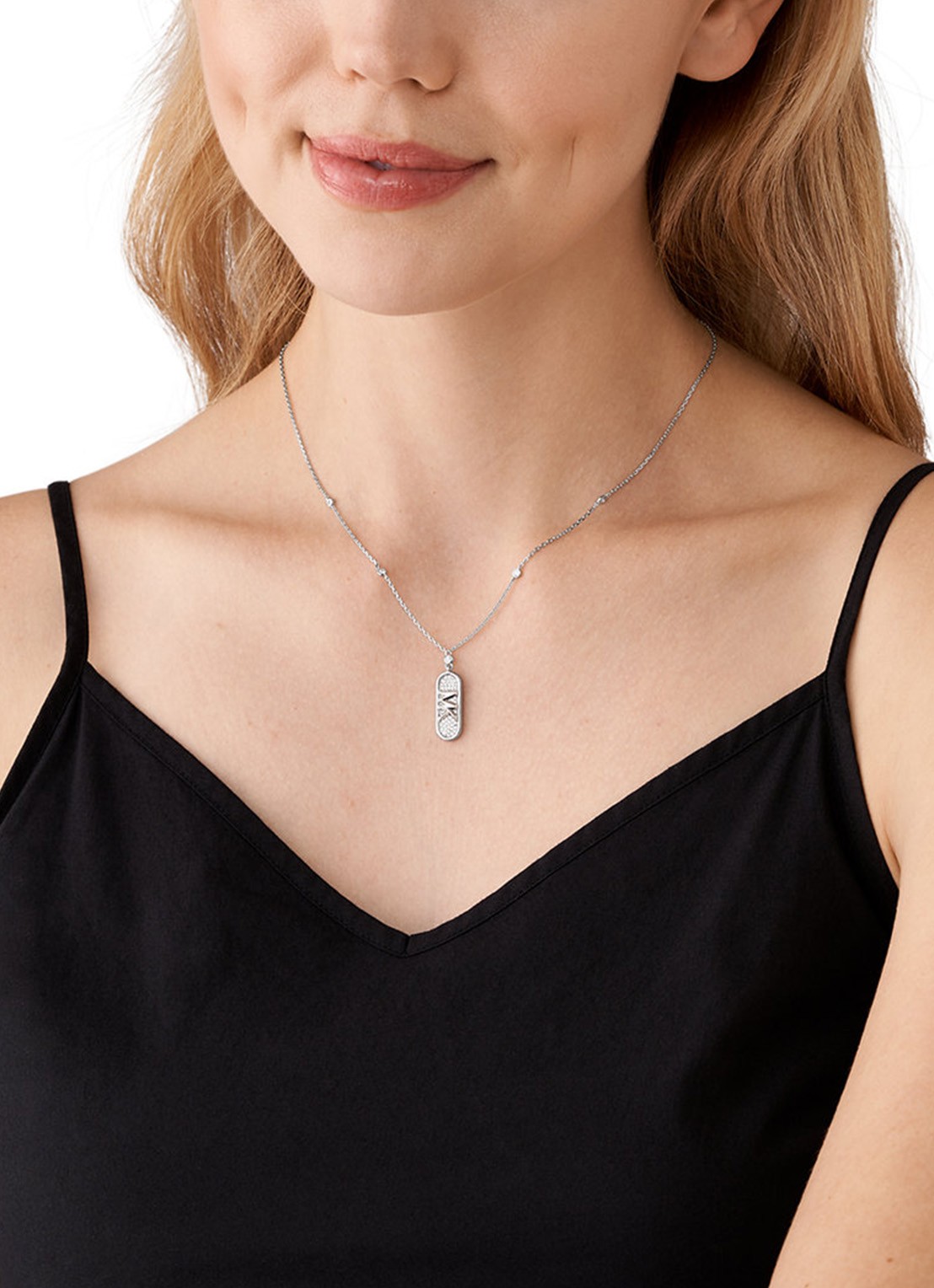Michael Kors Premium ketting van zilver MKC1729CZ040 - detail 3 zilver