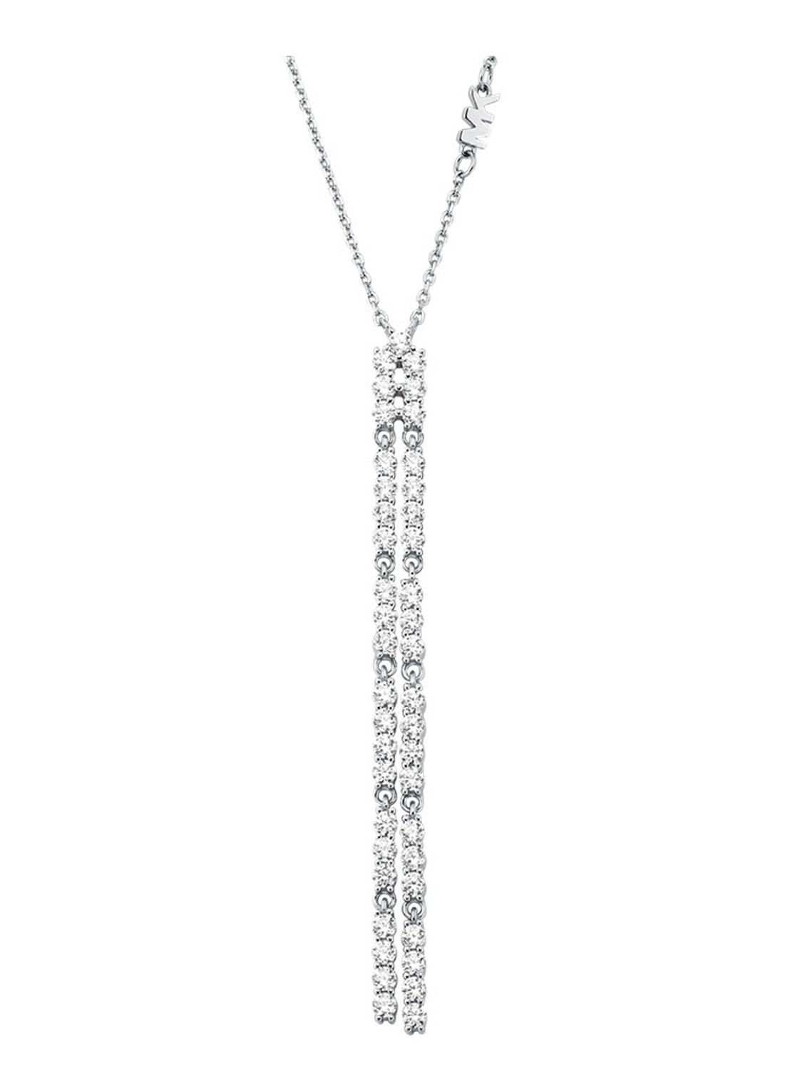 Michael Kors Premium ketting van zilver MKC1811040 - voorkant zilver