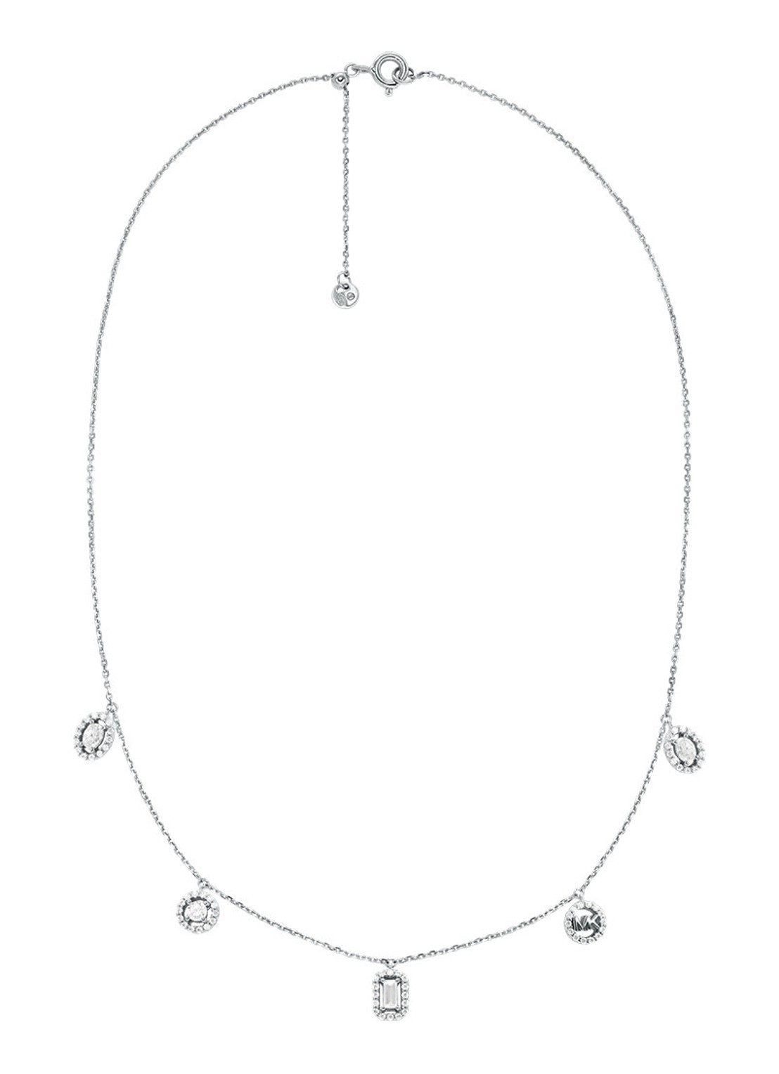 Michael Kors Premium ketting van zilver MKC1822040 - voorkant 2 zilver