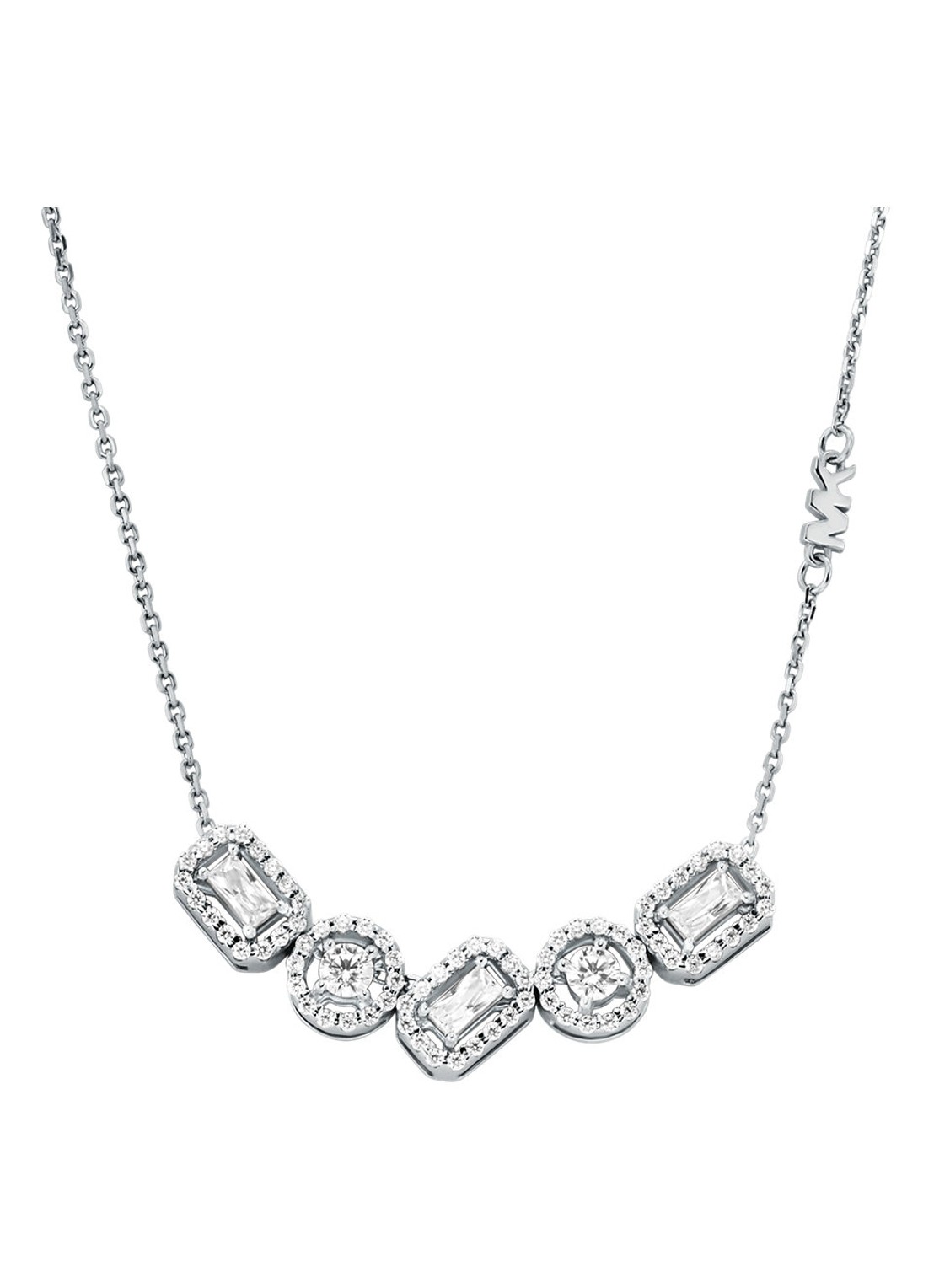 Michael Kors Premium ketting van zilver MKC1840040 - voorkant zilver