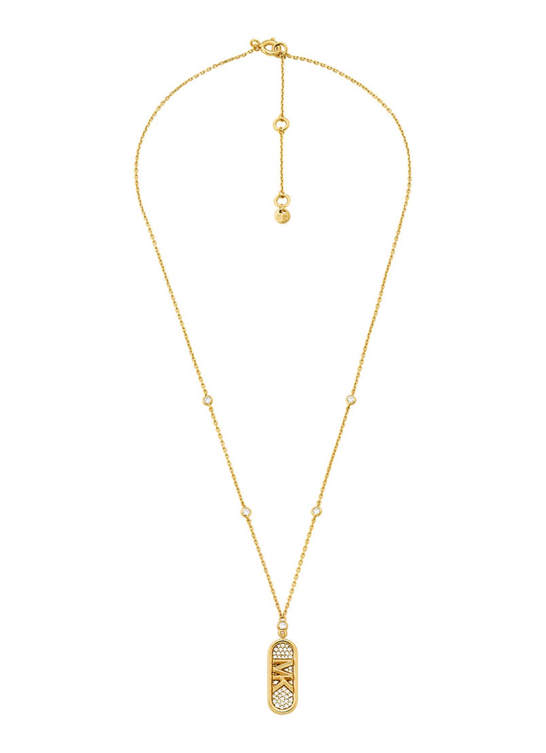 Michael Kors Premium ketting verguld MKC1729CZ710 - detail 2 goud