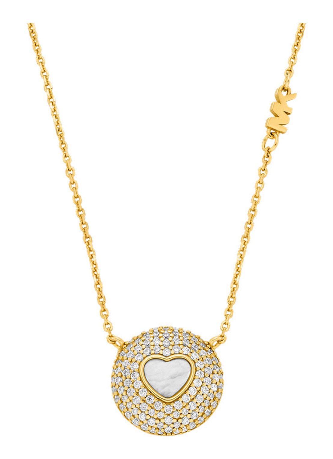Michael Kors Premium ketting verguld MKC1846710 - voorkant goud