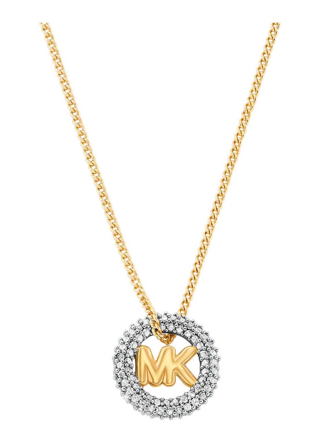 Michael Kors Premium ketting verguld MKJ8546931 - voorkant goud
