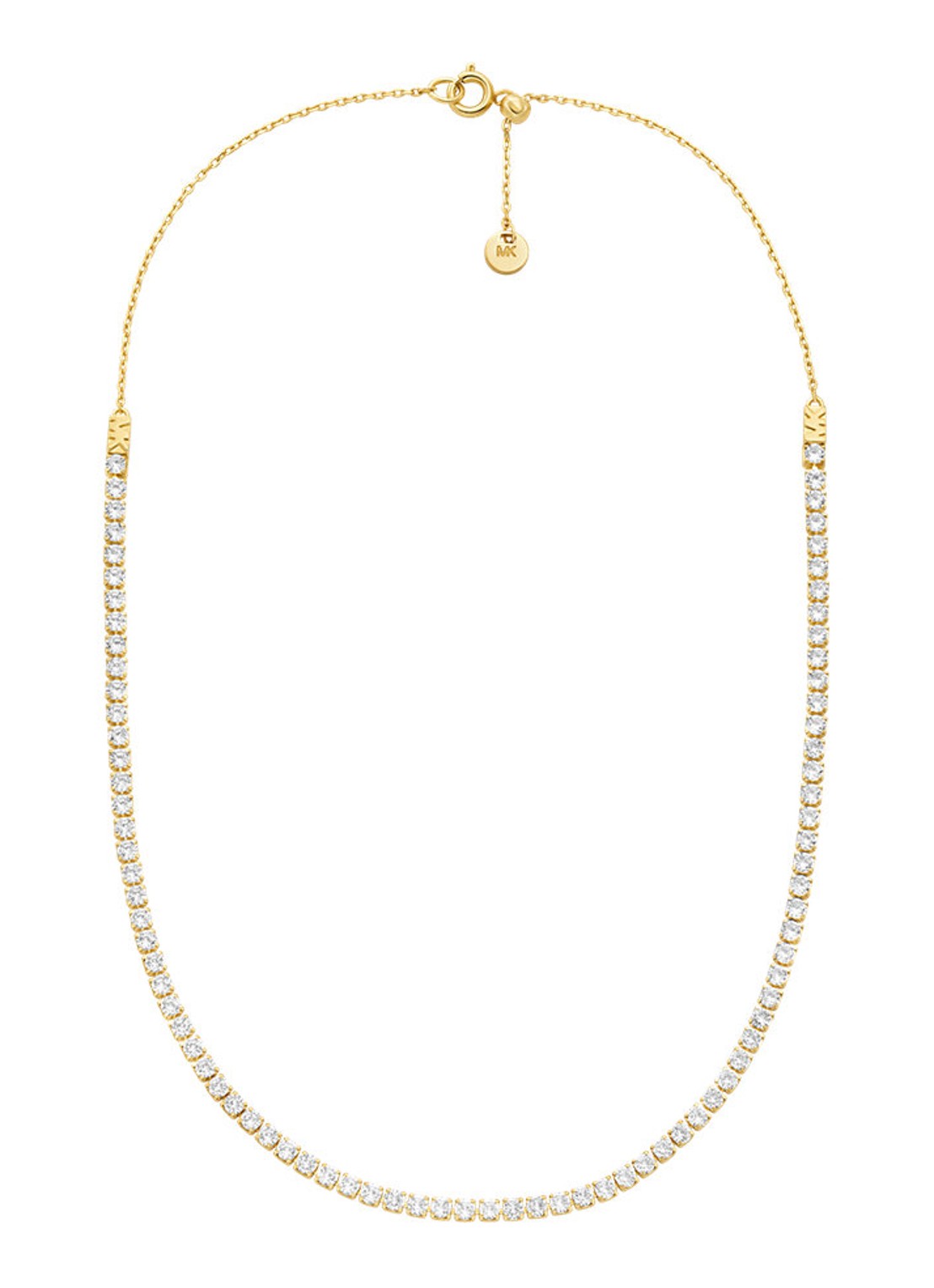 Michael Kors Premium ketting verguld MKJ8649710 - voorkant goud