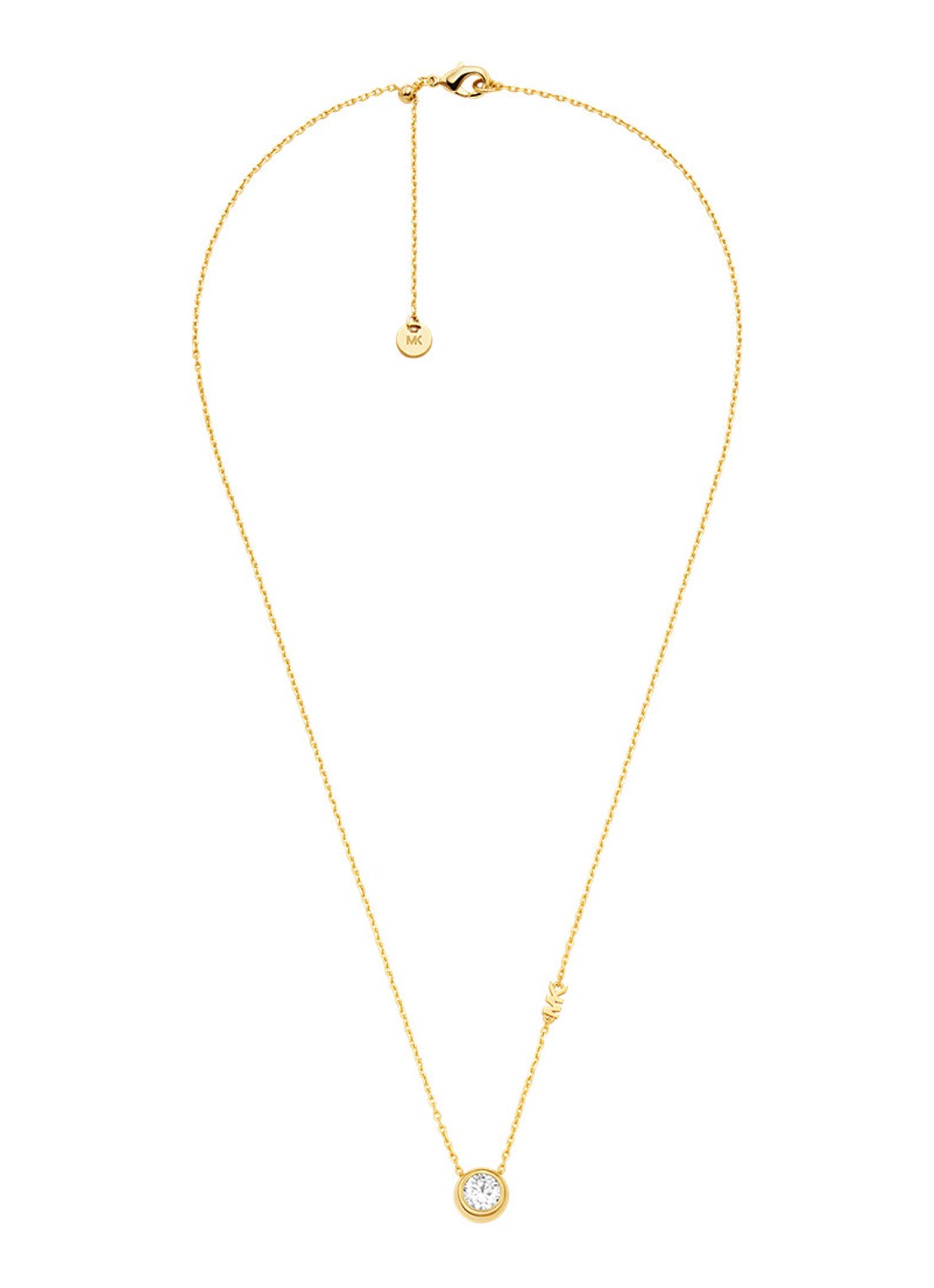Michael Kors Premium ketting verguld MKJ8659710 - detail goud