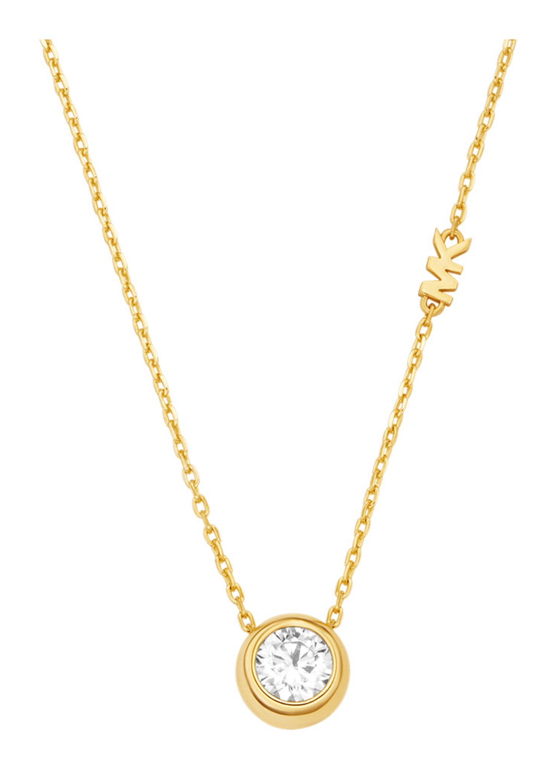 Michael Kors Premium ketting verguld MKJ8659710 - voorkant 4 goud
