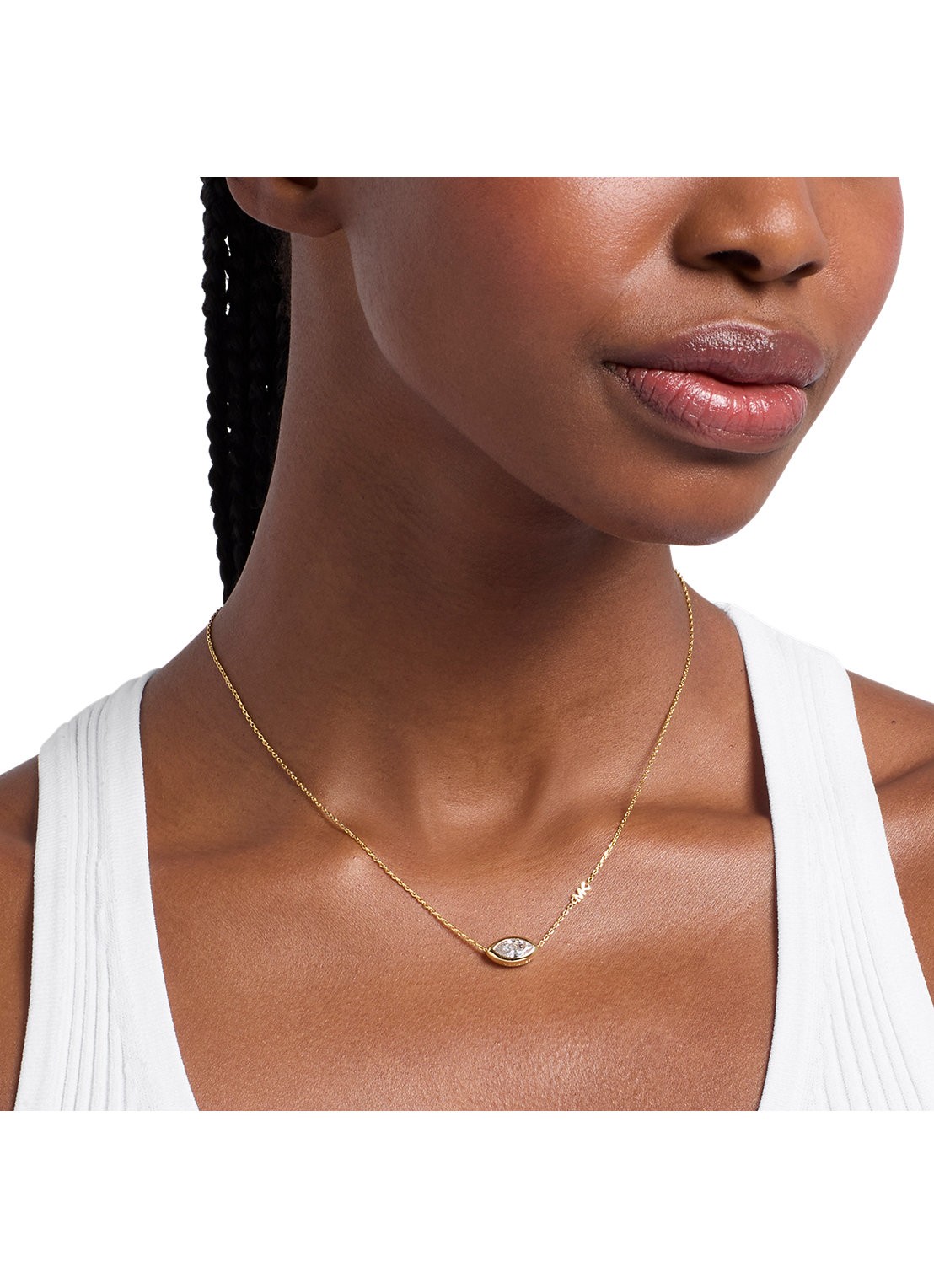 Michael Kors Premium ketting verguld MKJ8676710 - detail 4 goud