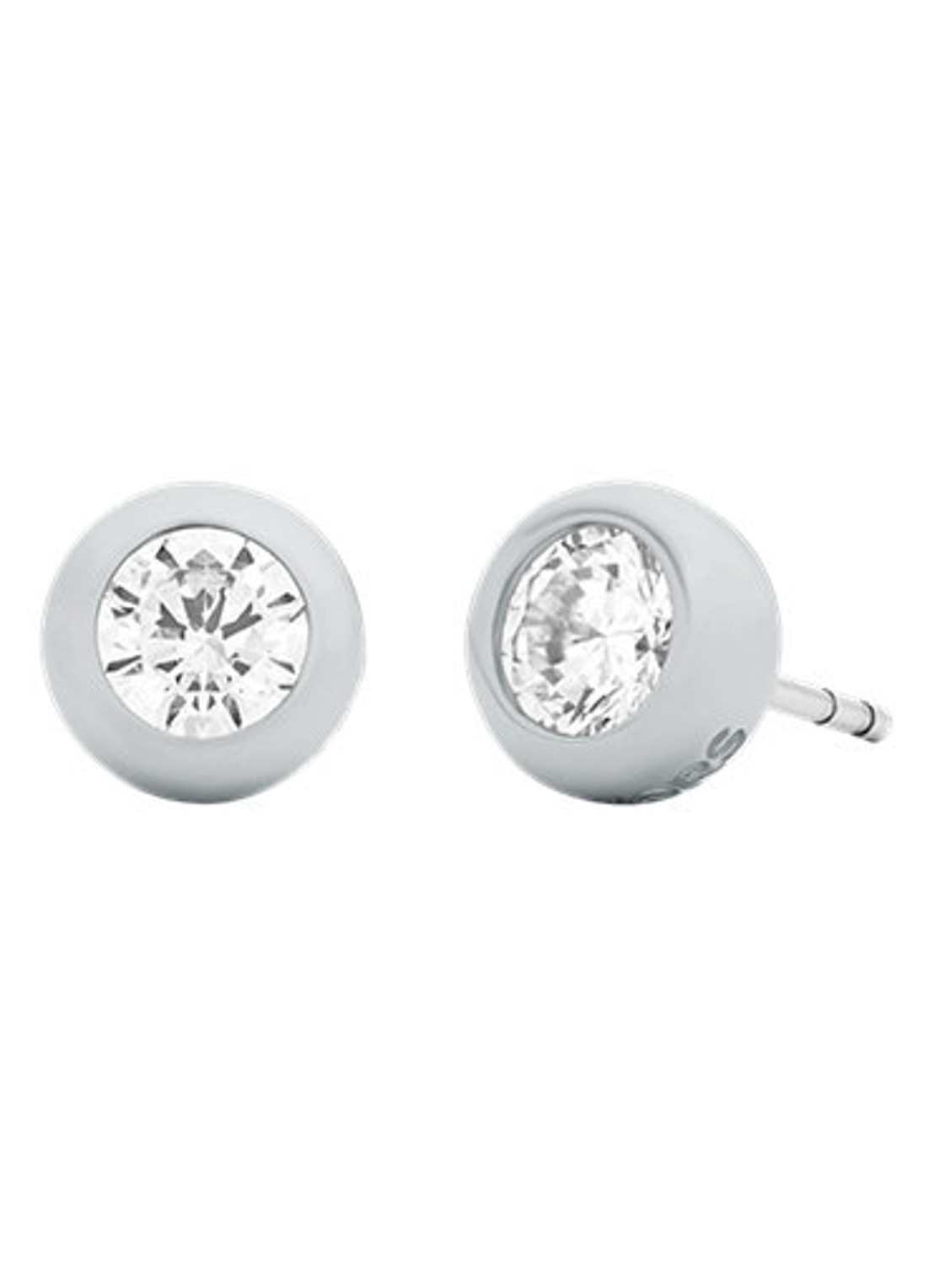 Michael Kors Premium oorknopjes MKJ8661040 - voorkant zilver