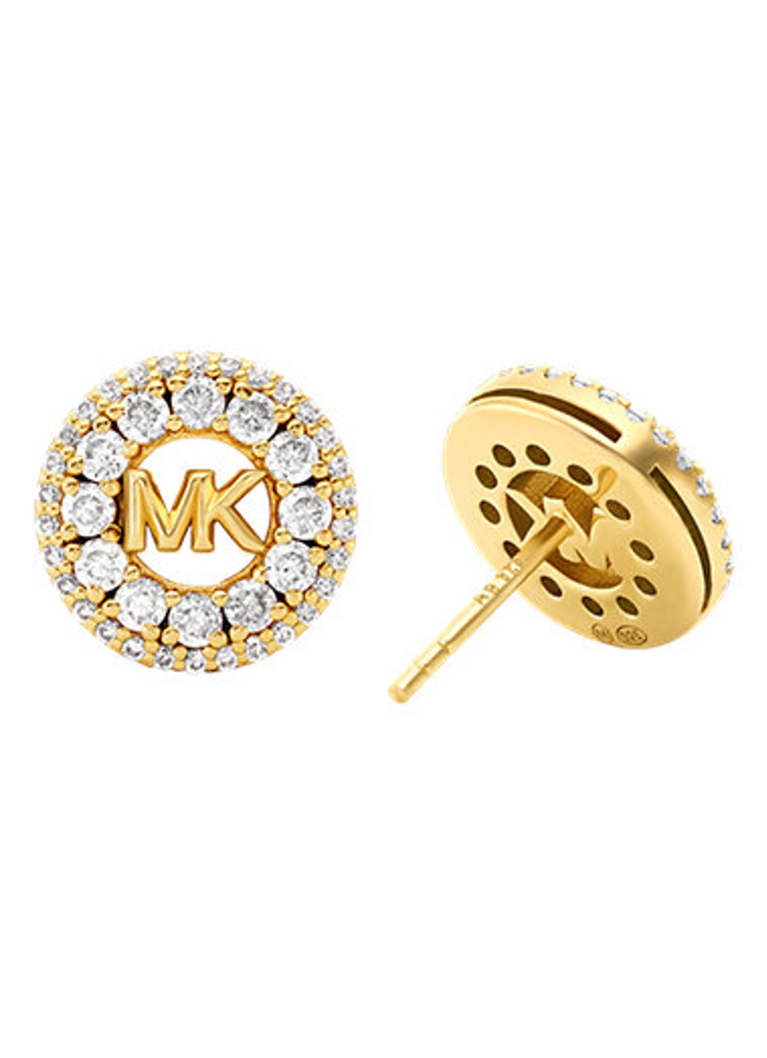 Michael Kors Premium oorknopjes verguld MKC1827710 - detail 2 goud