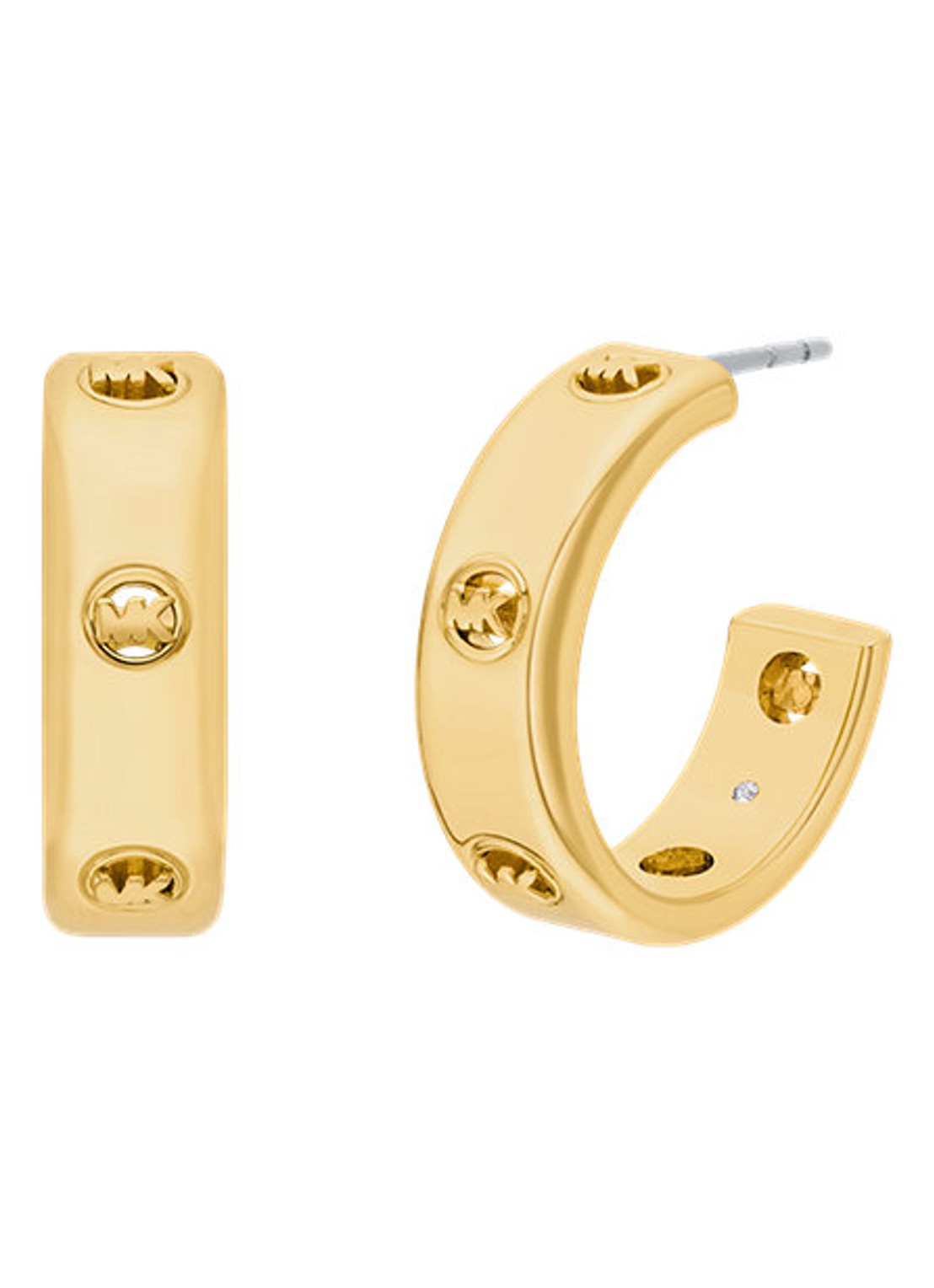 Michael Kors Premium oorringen MKJ8617710 - voorkant 2 goud
