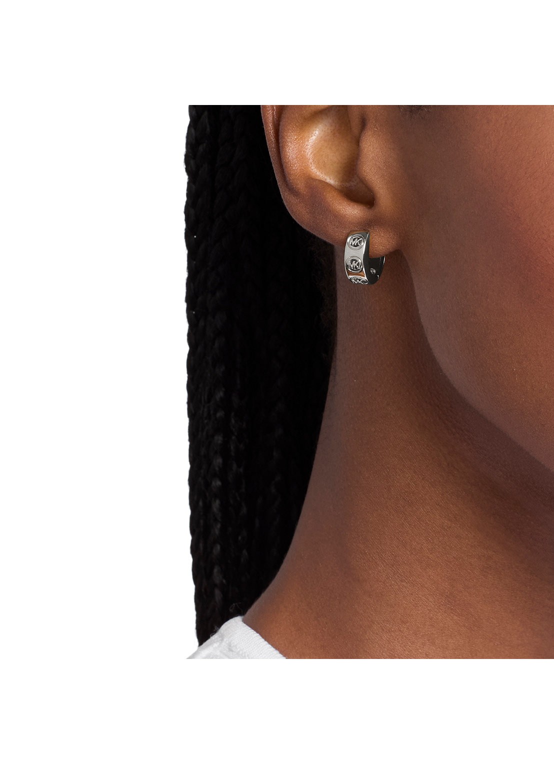 Michael Kors Premium oorringen MKJ8655040 - detail 4 zilver