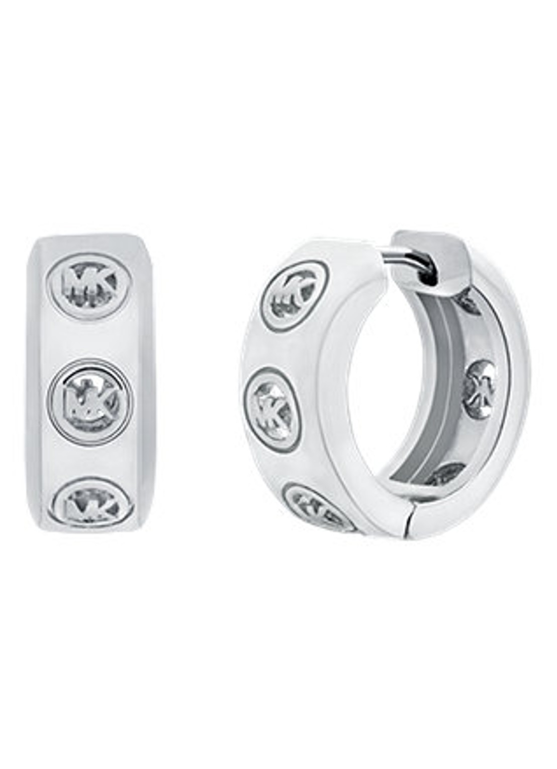 Michael Kors Premium oorringen MKJ8655040 - voorkant zilver