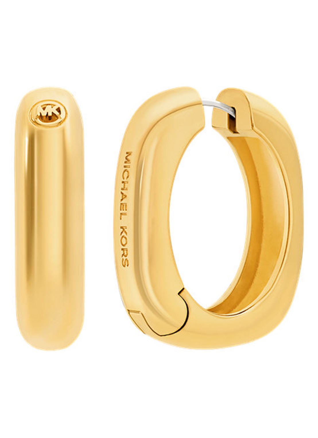 Michael Kors Premium oorringen verguld MKJ8603710 - detail goud
