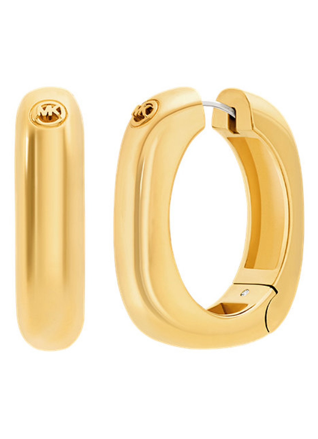 Michael Kors Premium oorringen verguld MKJ8603710 - voorkant 2 goud