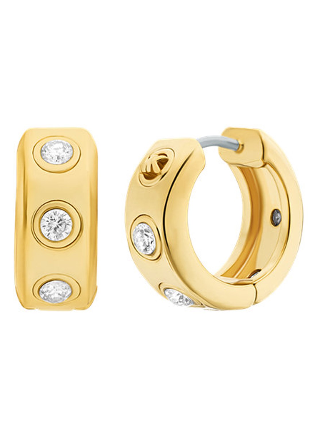 Michael Kors Premium oorringen verguld MKJ8652710 - detail goud