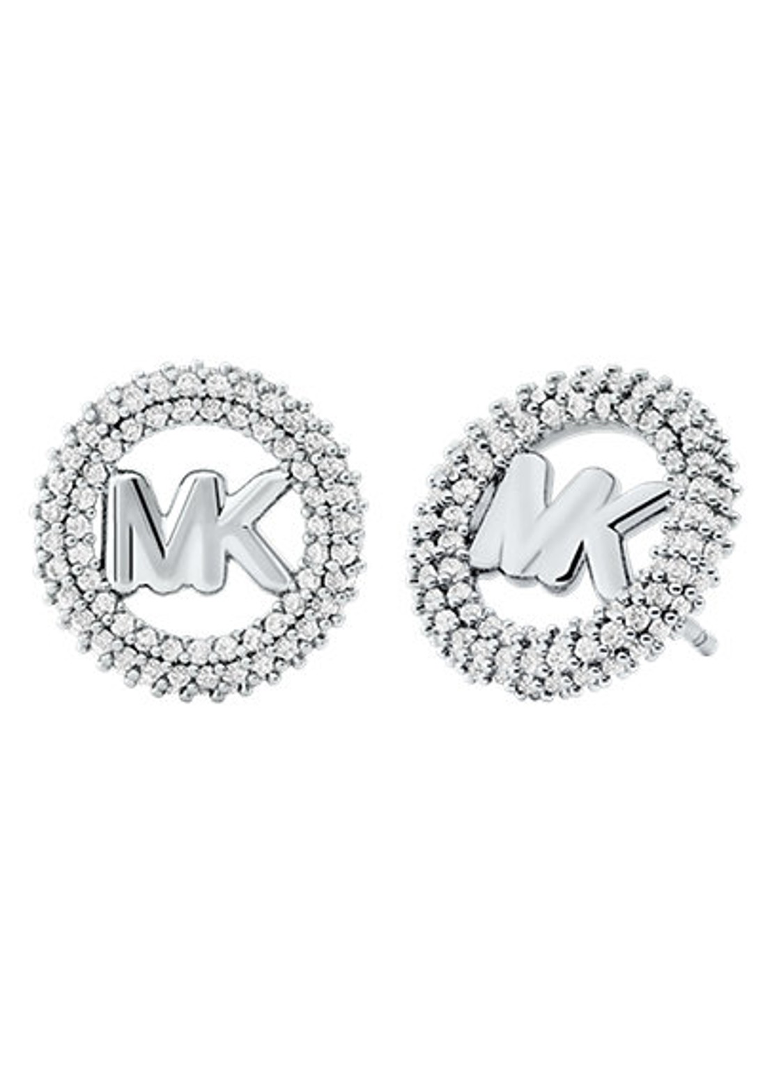 Michael Kors Premium oorstekers MKJ8560040 - voorkant 3 zilver