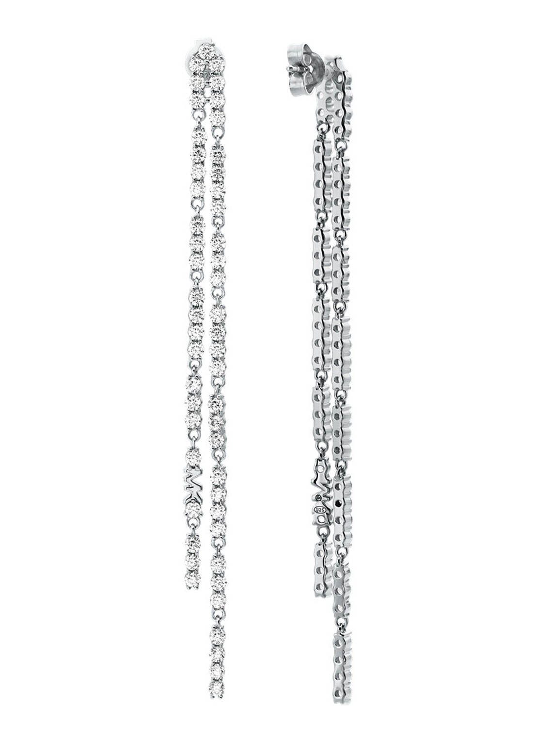 Michael Kors Premium oorstekers van zilver MKC1813040 - detail 2 zilver