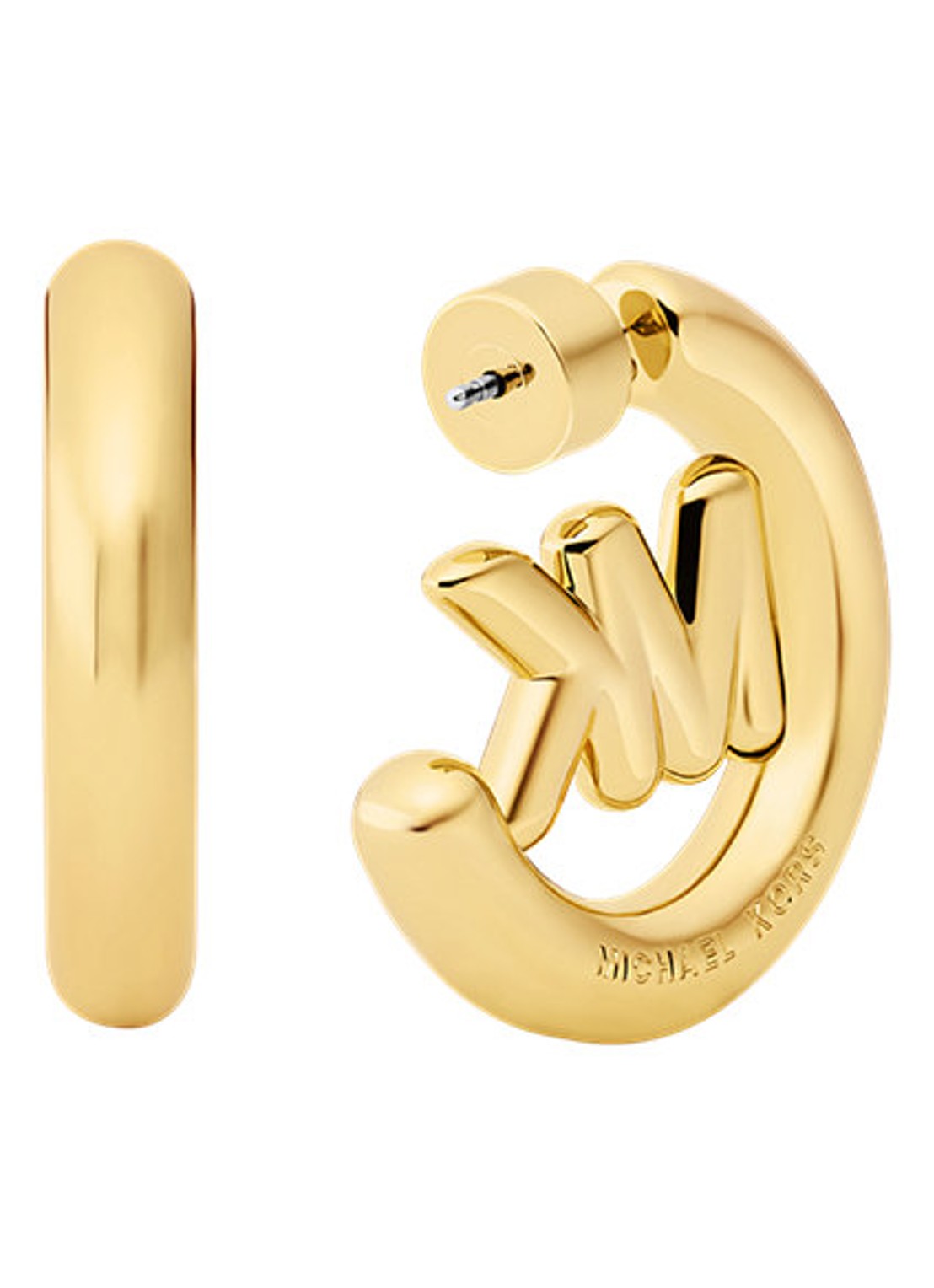 Michael Kors Premium oorstekers verguld MKJ8509710 - detail goud