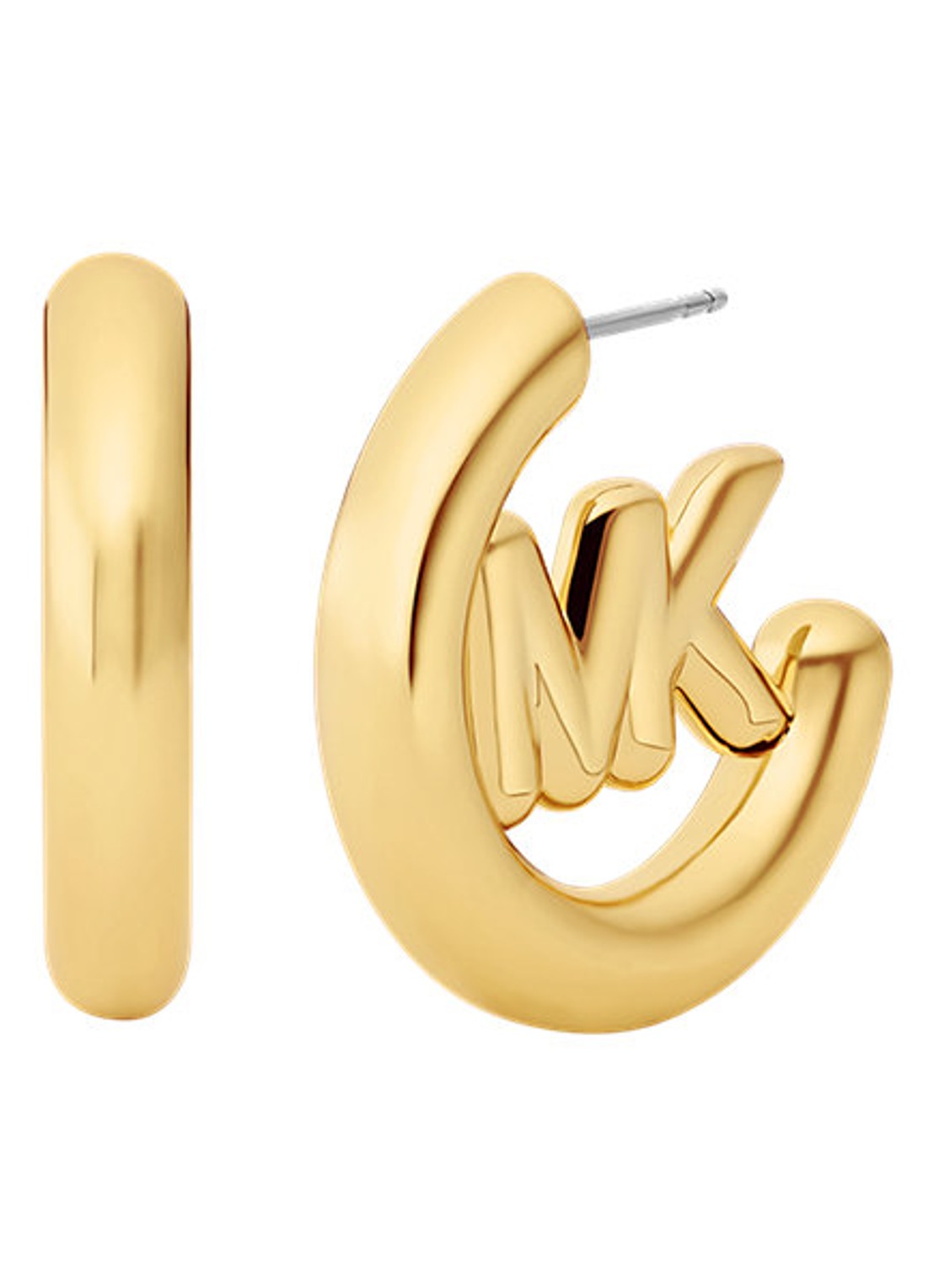 Michael Kors Premium oorstekers verguld MKJ8509710 - voorkant 2 goud