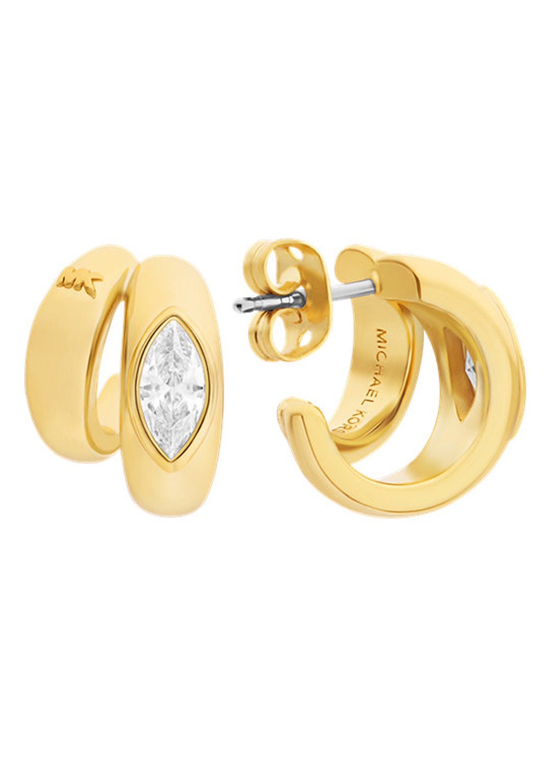 Michael Kors Premium oorstekers verguld MKJ8678710 - detail 2 goud