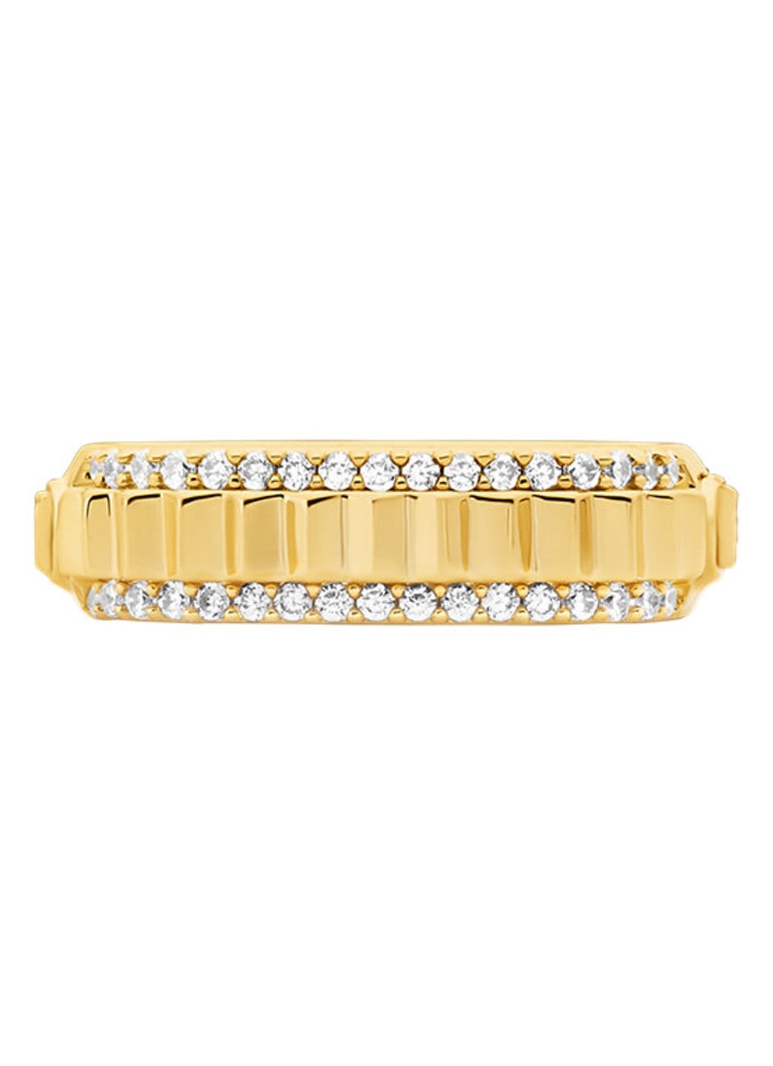 Michael Kors Premium ring MKJ8611710 - voorkant goud