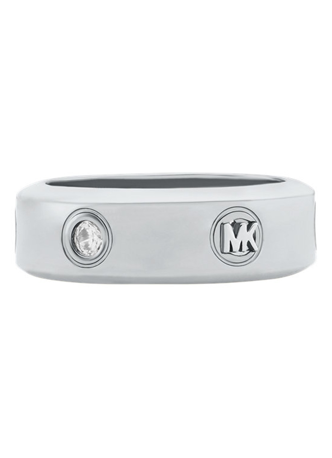 Michael Kors Premium ring MKJ8651040 - voorkant 3 zilver