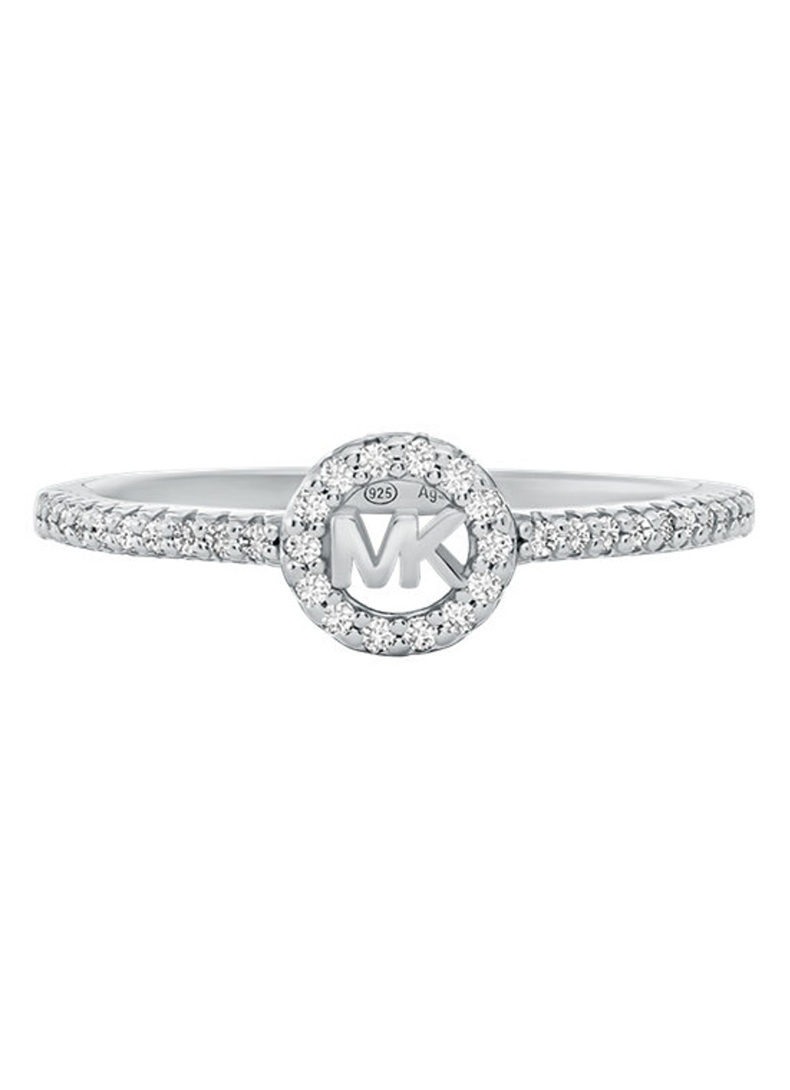 Michael Kors Premium ring van zilver MKC1829040 - voorkant zilver