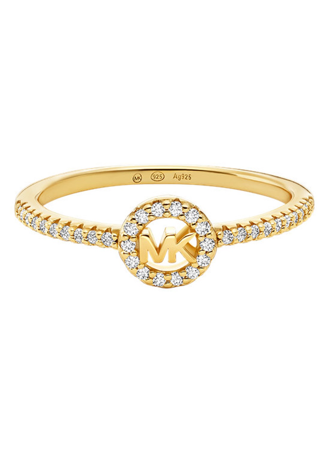 Michael Kors Premium ring verguld MKC1829710 - detail goud