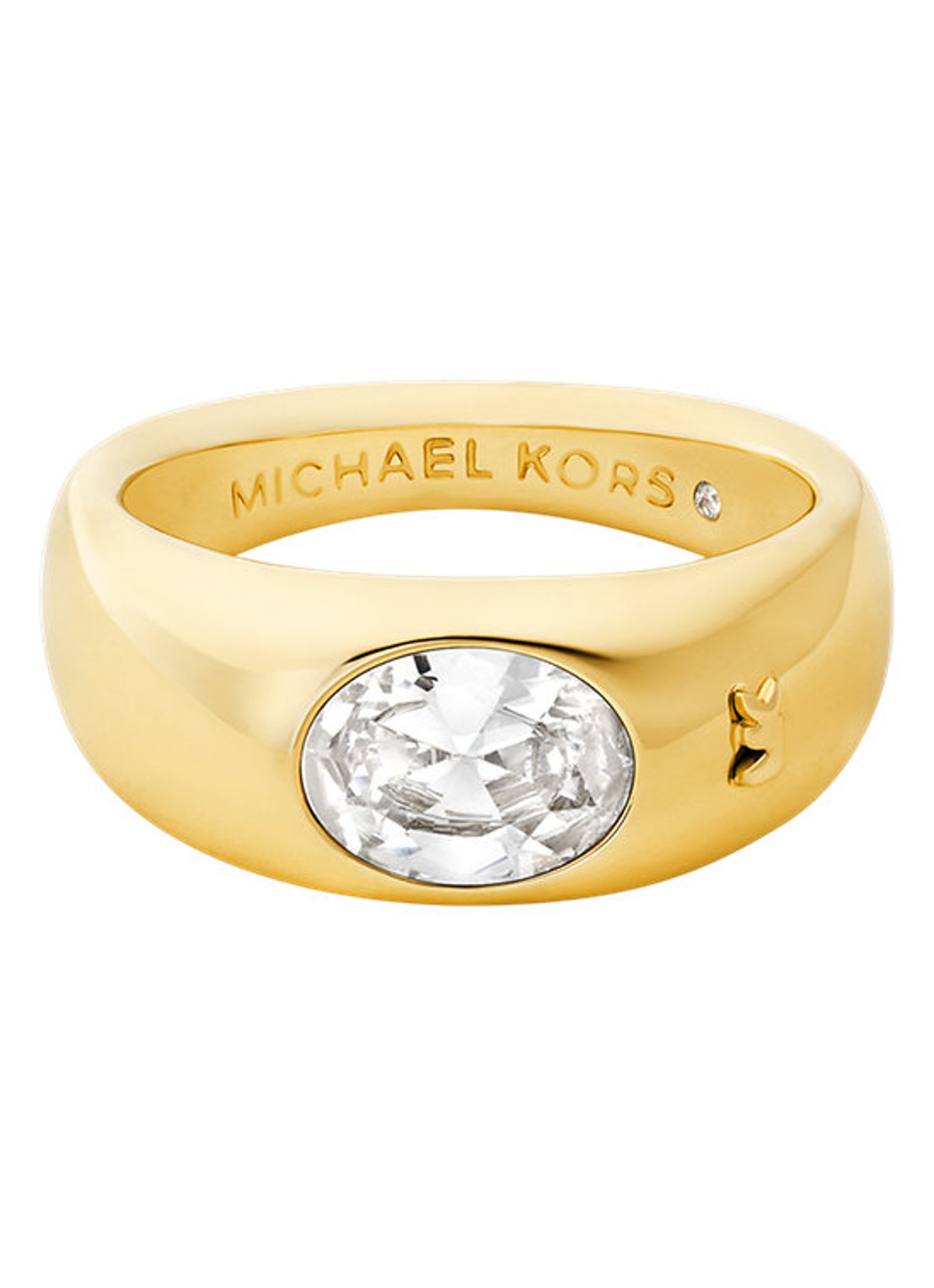 Michael Kors Premium ring verguld MKJ8482710 - detail goud
