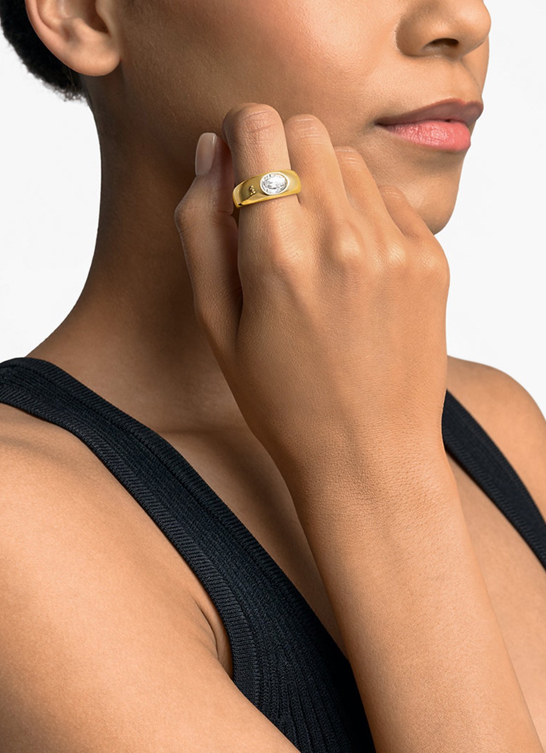 Michael Kors Premium ring verguld MKJ8482710 - detail 2 goud
