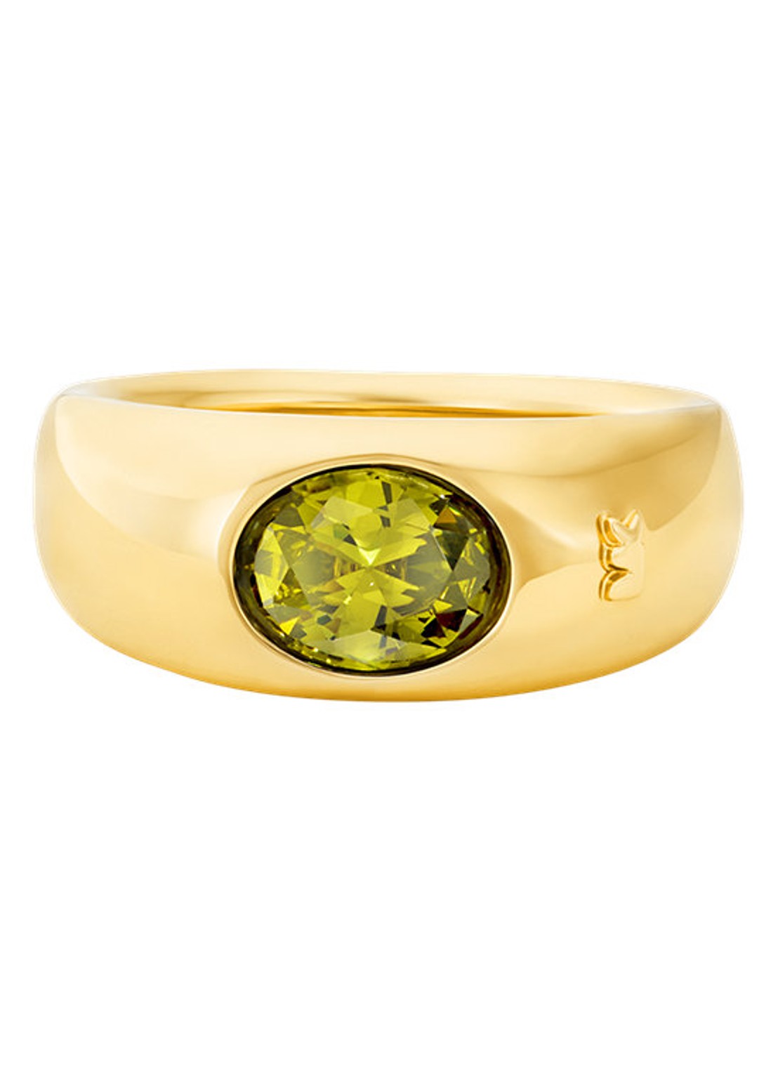 Michael Kors Premium ring verguld MKJ8483710 - voorkant goud