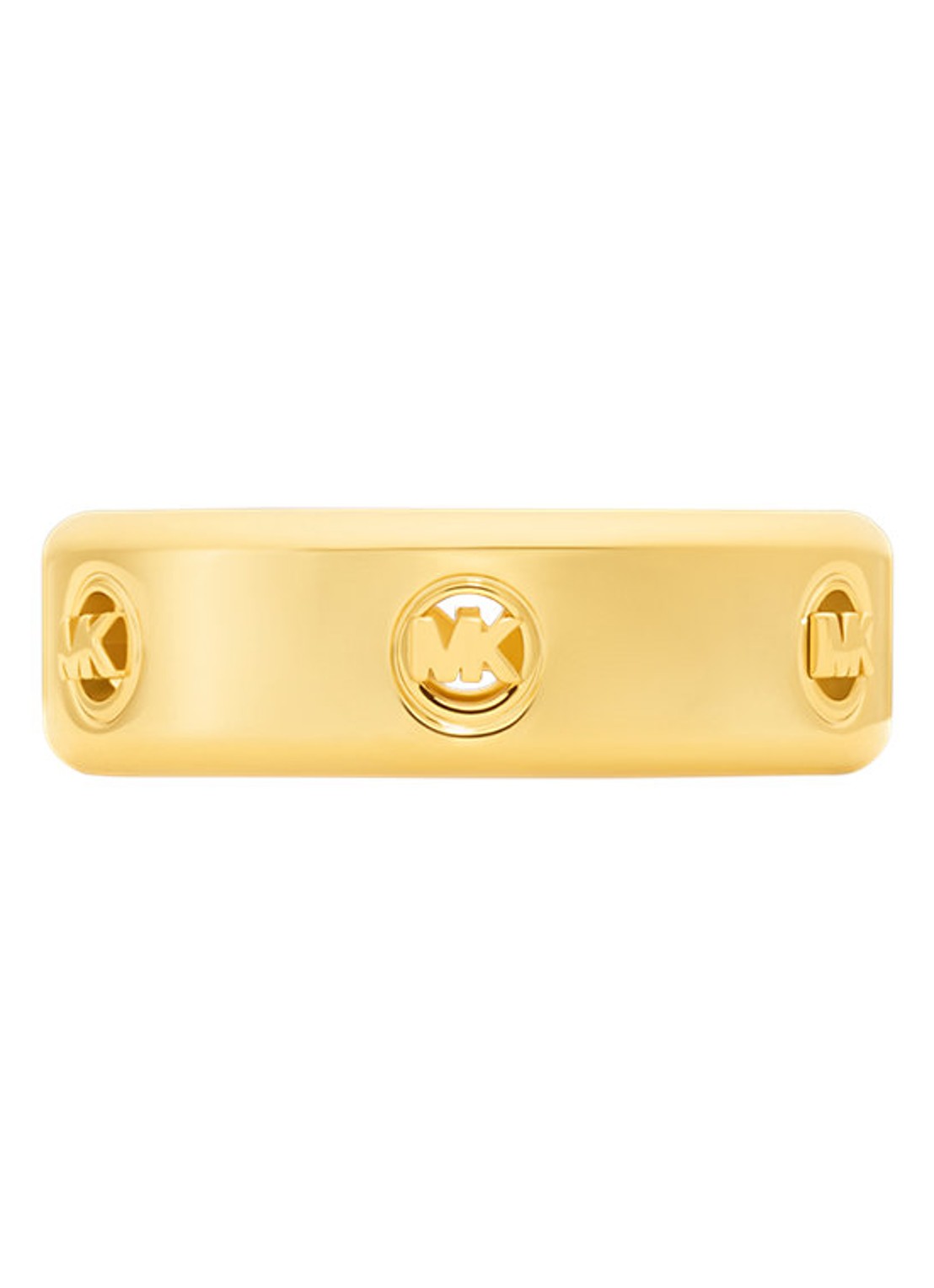 Michael Kors Premium ring verguld MKJ8616710 - voorkant goud