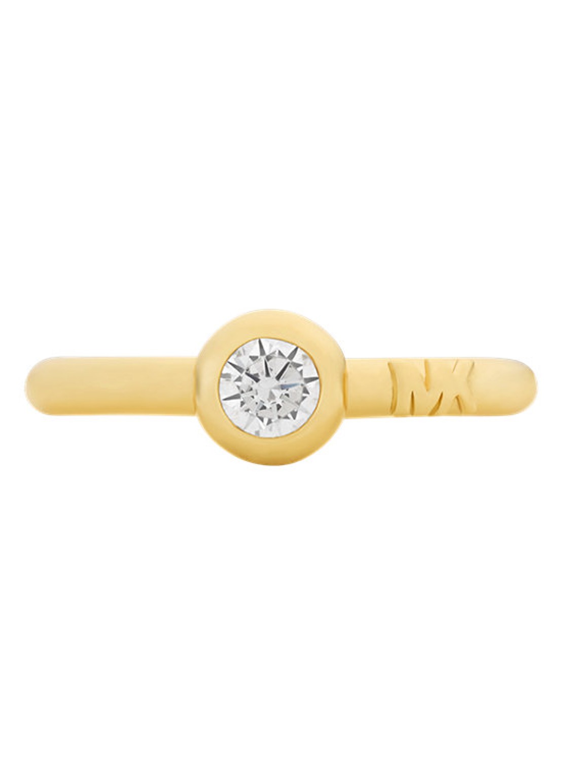 Michael Kors Premium ring verguld MKJ8662710 - voorkant goud