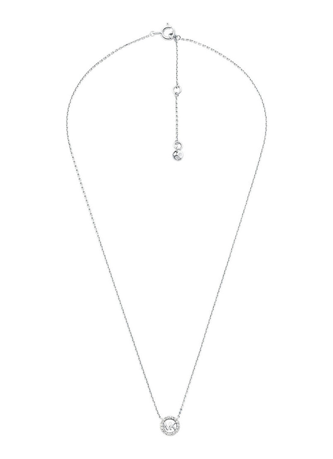 Michael Kors Premium set van ketting en oorknopjes MKC1839SET - detail 2 zilver