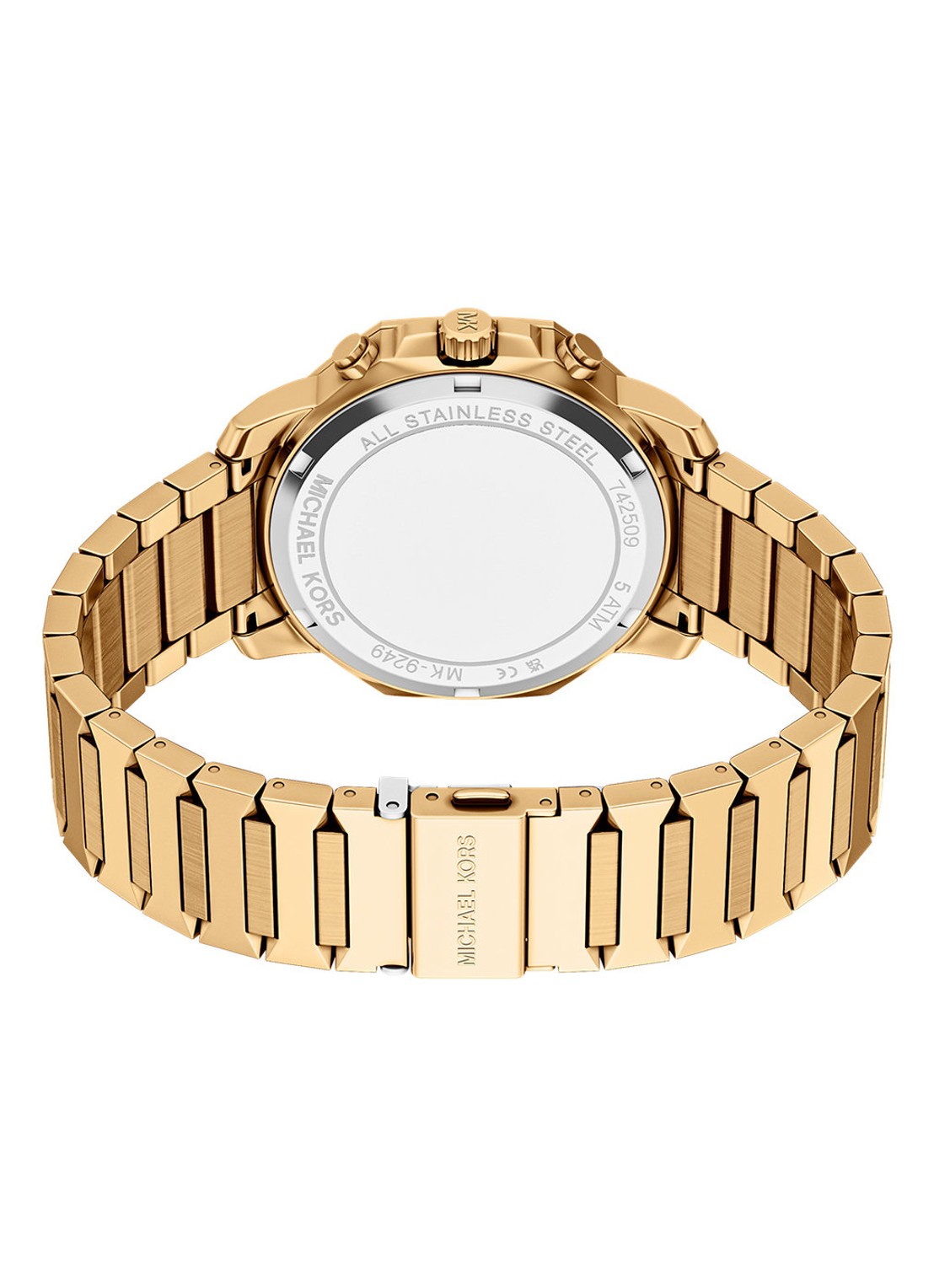 Michael Kors Prescott horloge MK9249 - detail 5 goud