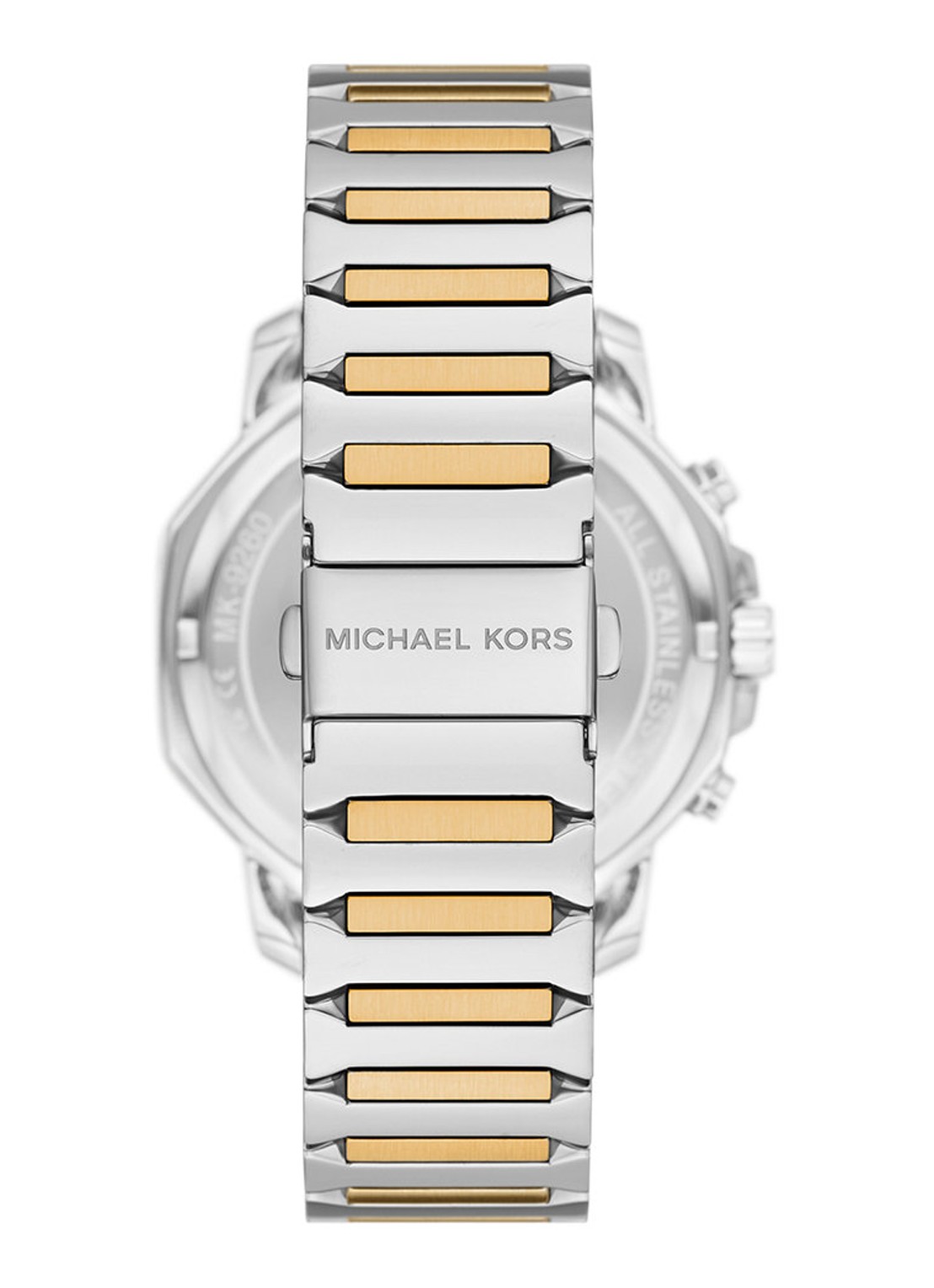 Michael Kors Prescott horloge MK9260 - detail zilver