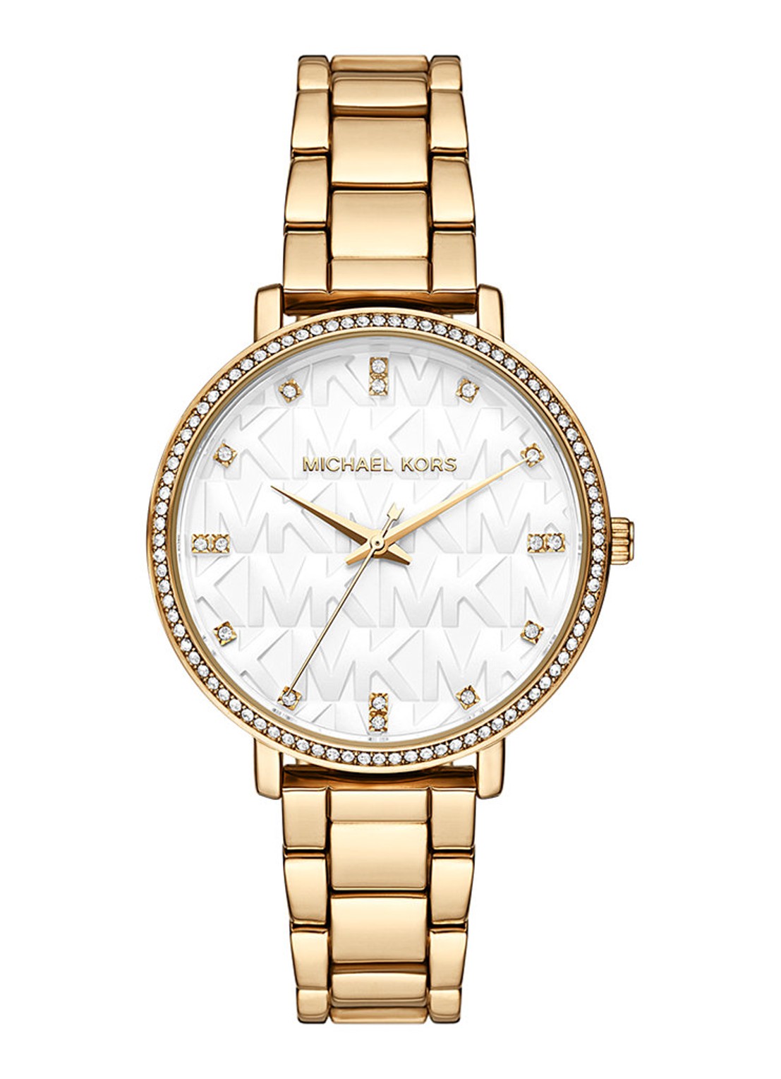 Michael Kors Pyper horloge MK4919 - voorkant goud