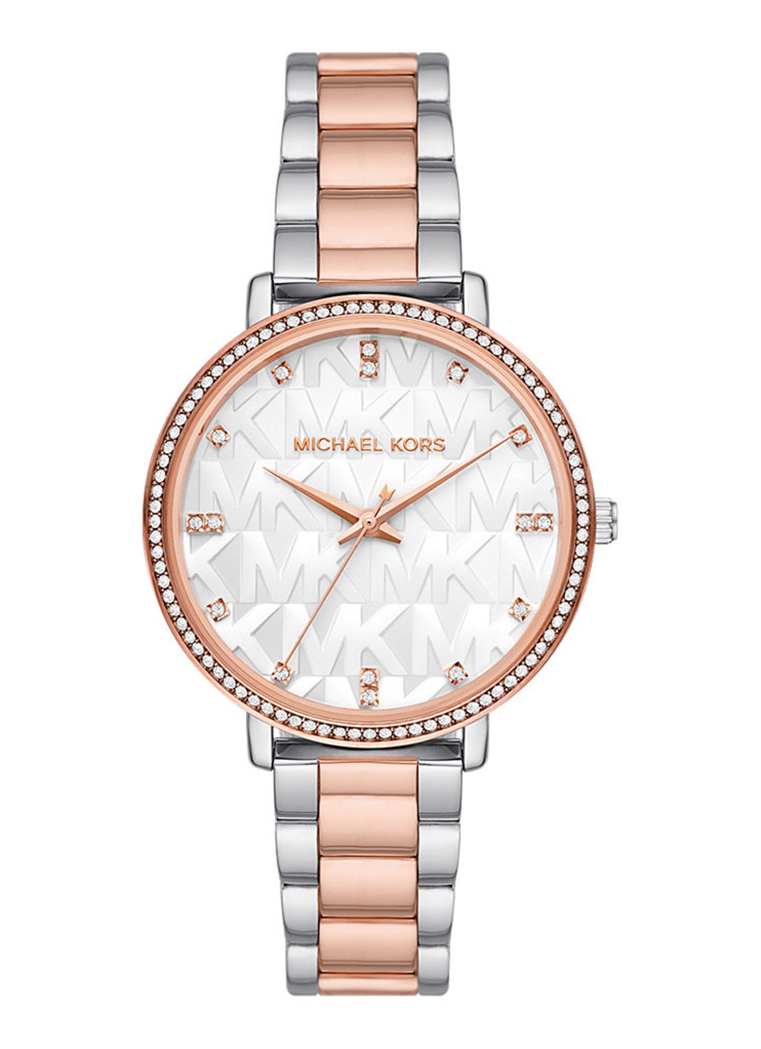 Michael Kors Pyper horloge MK4920 - voorkant zilver