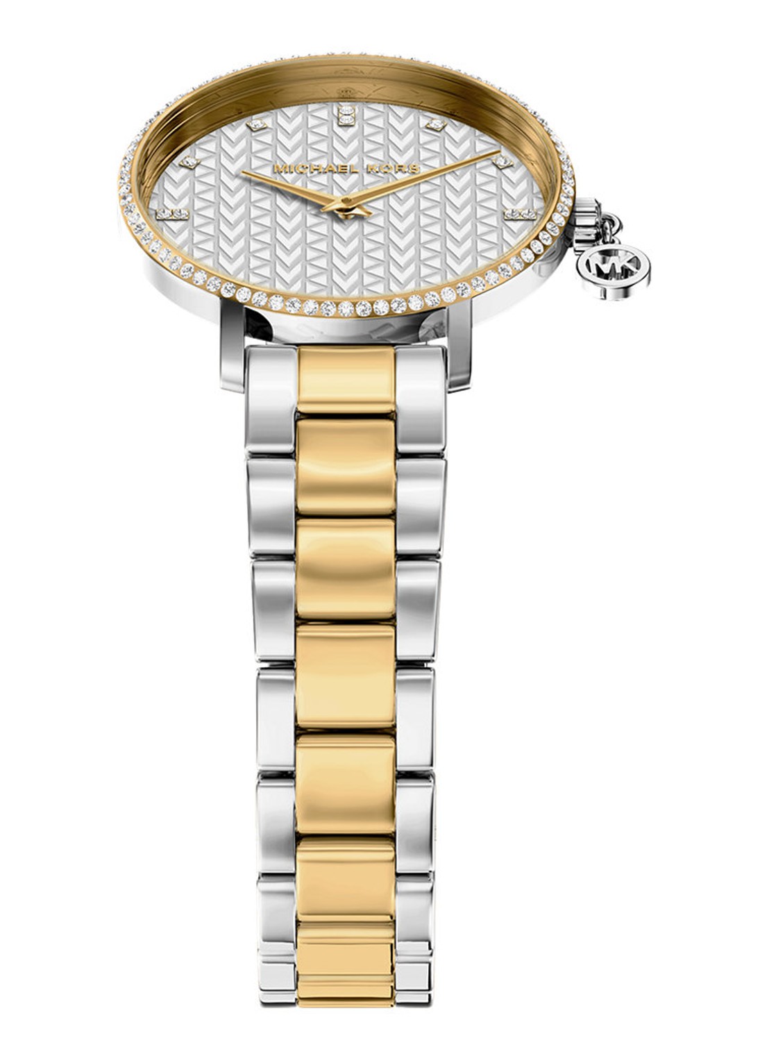 Michael Kors Pyper horloge MK7574 - detail 4 zilver