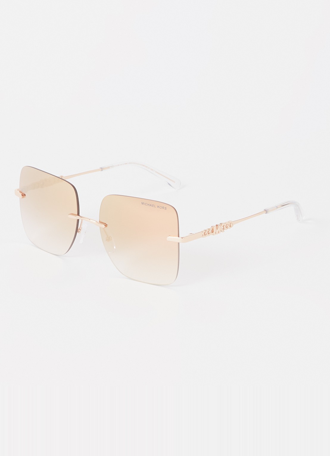 Michael Kors Quebec zonnebril MK1150 - voorkant roségoud