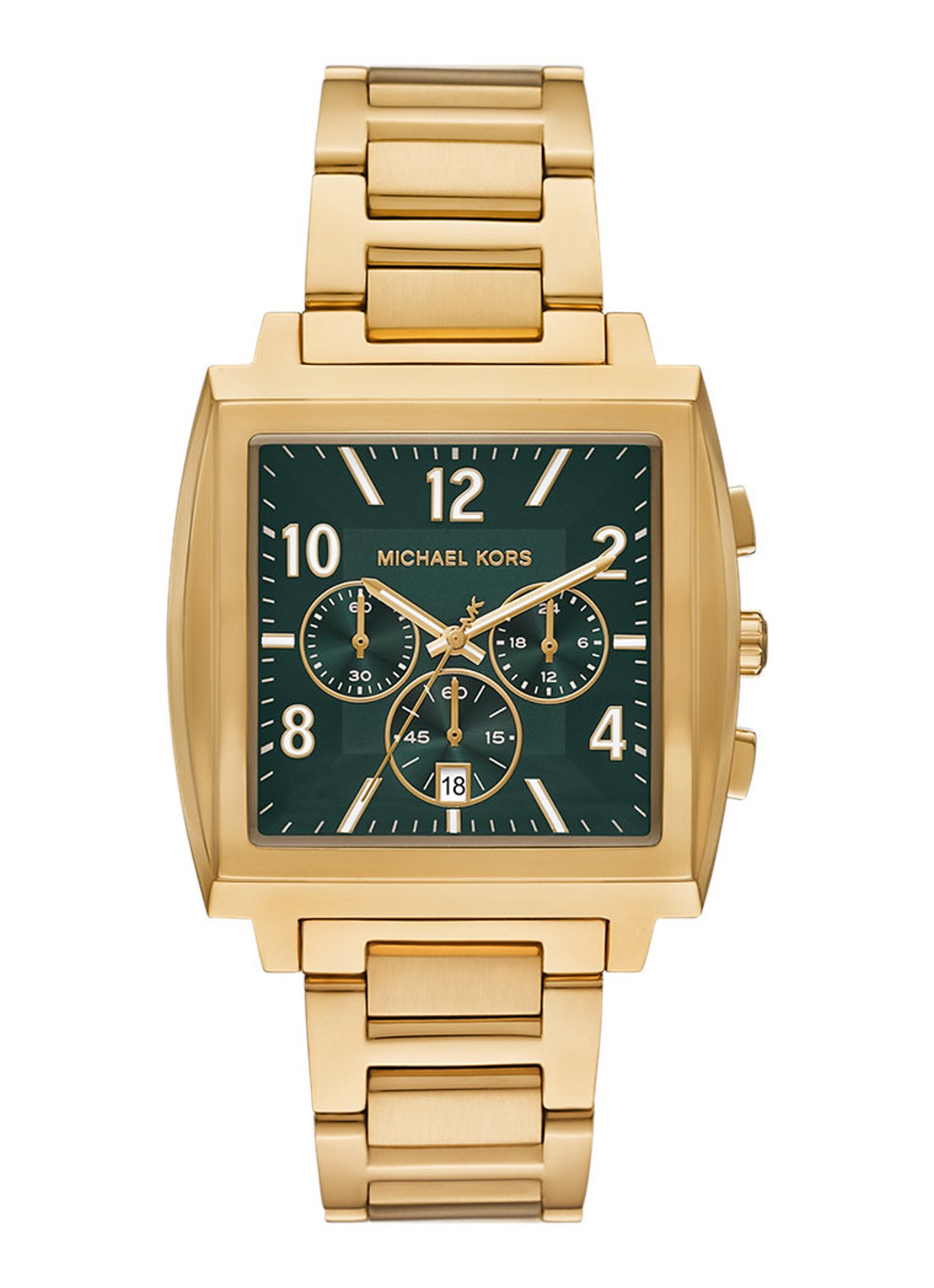 Michael Kors Rhys horloge MK9229 - voorkant goud